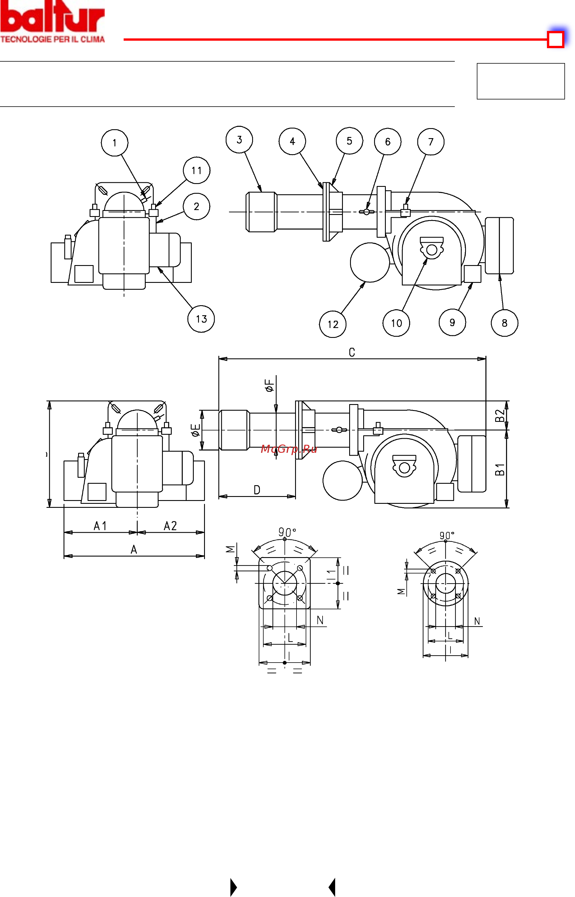 Baltur BT 40 - 350 DSN 4TD [8/45] Ьаниг____________________