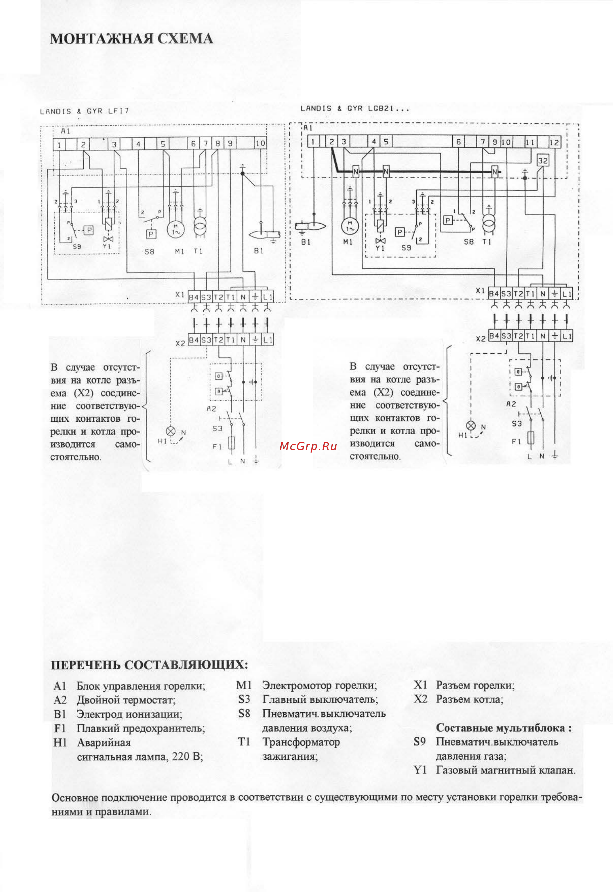 Bentone BG 200 R [7/18] Монтажная схема