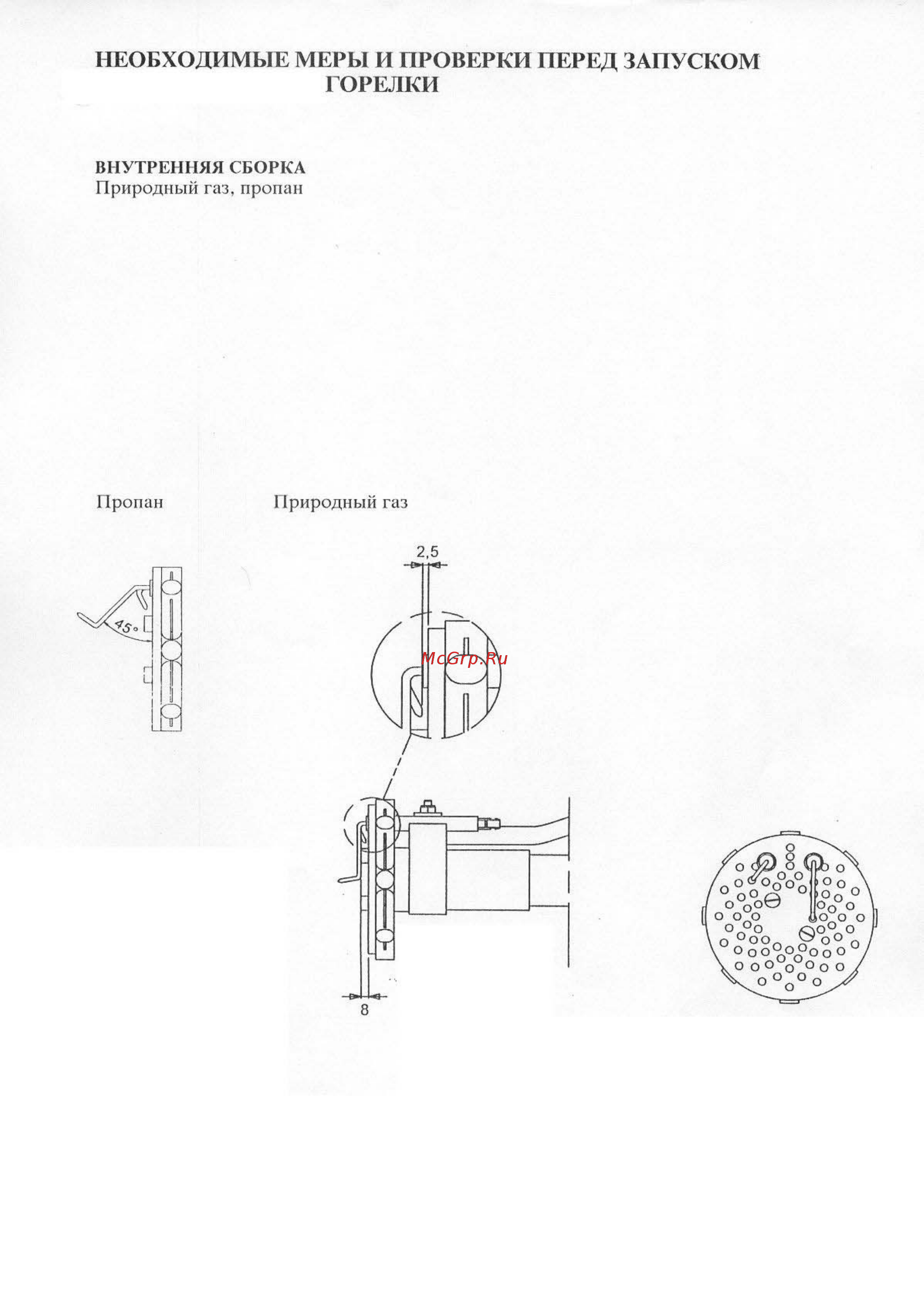 Bentone BG 300 [11/20] Горелки