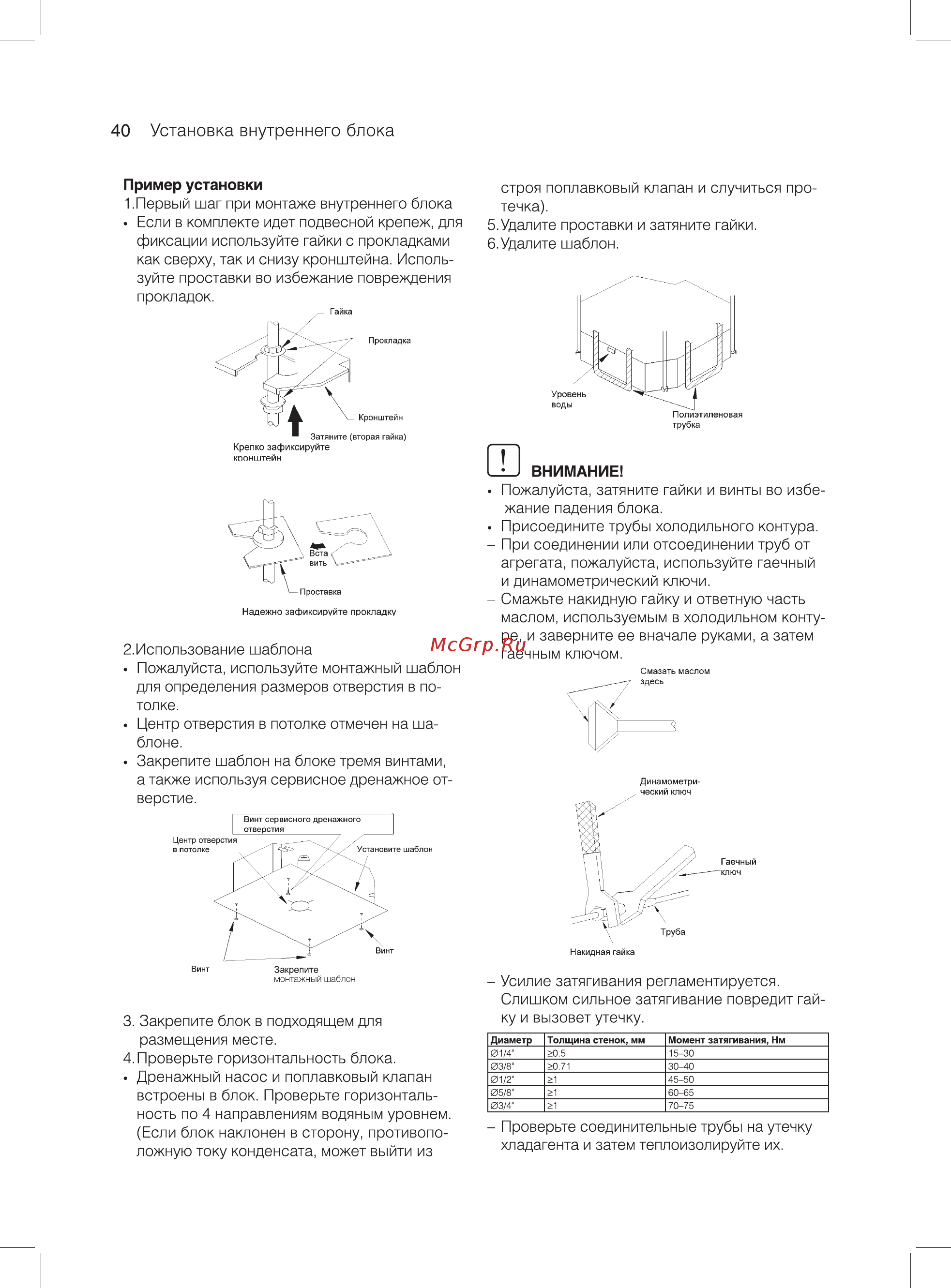 Ballu machine BSVMU-36 [40/64] Установка внутреннего блока