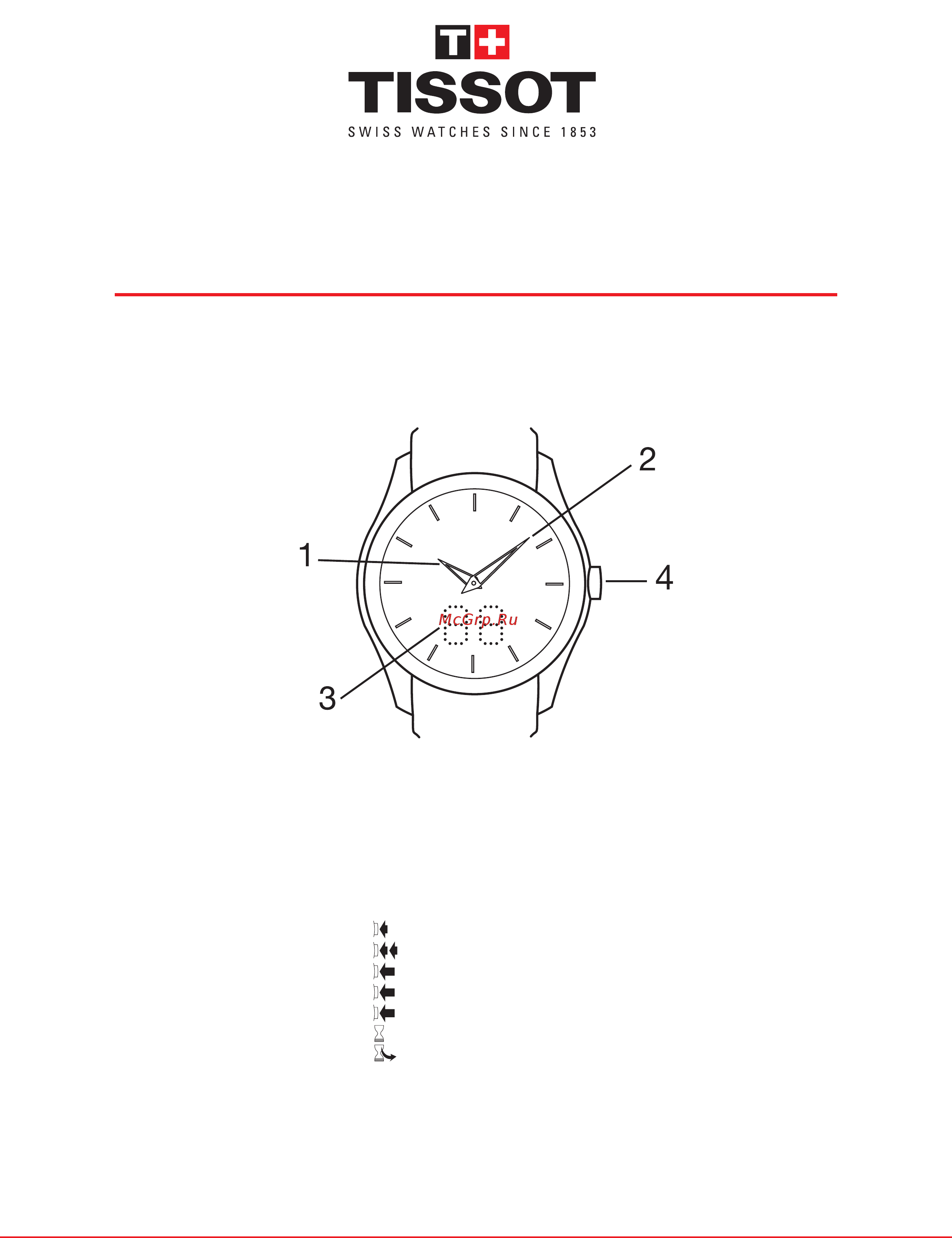 TISSOT T035.446.16.051.00 Инструкция по эксплуатации онлайн