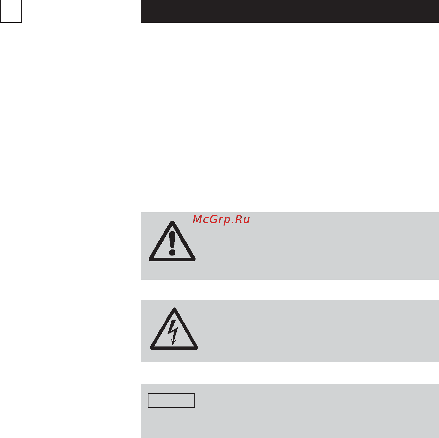 Biral HX 502-1 [20/60] Safety information