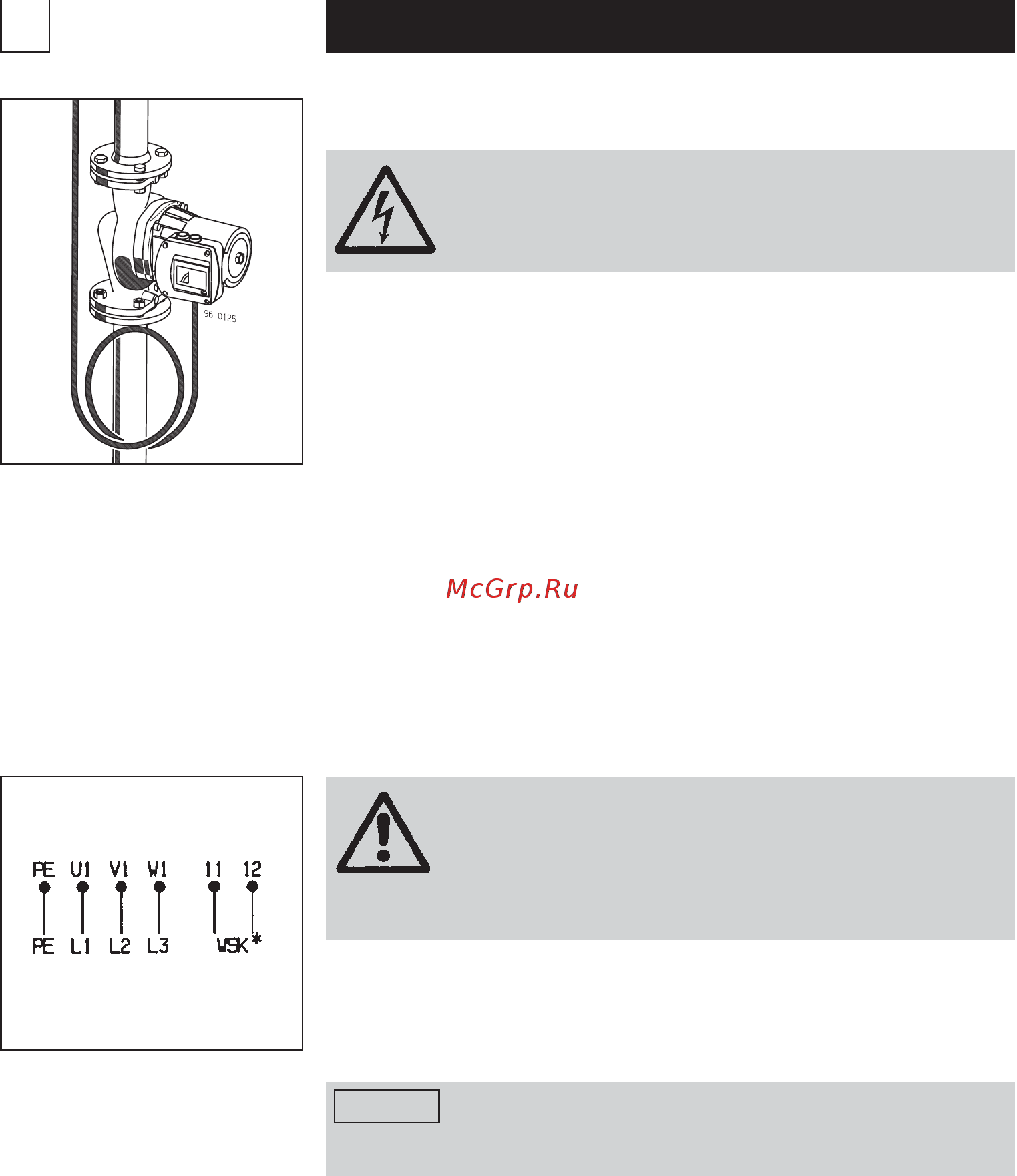 Biral HXD 502-1 [25/60] Electrical connection