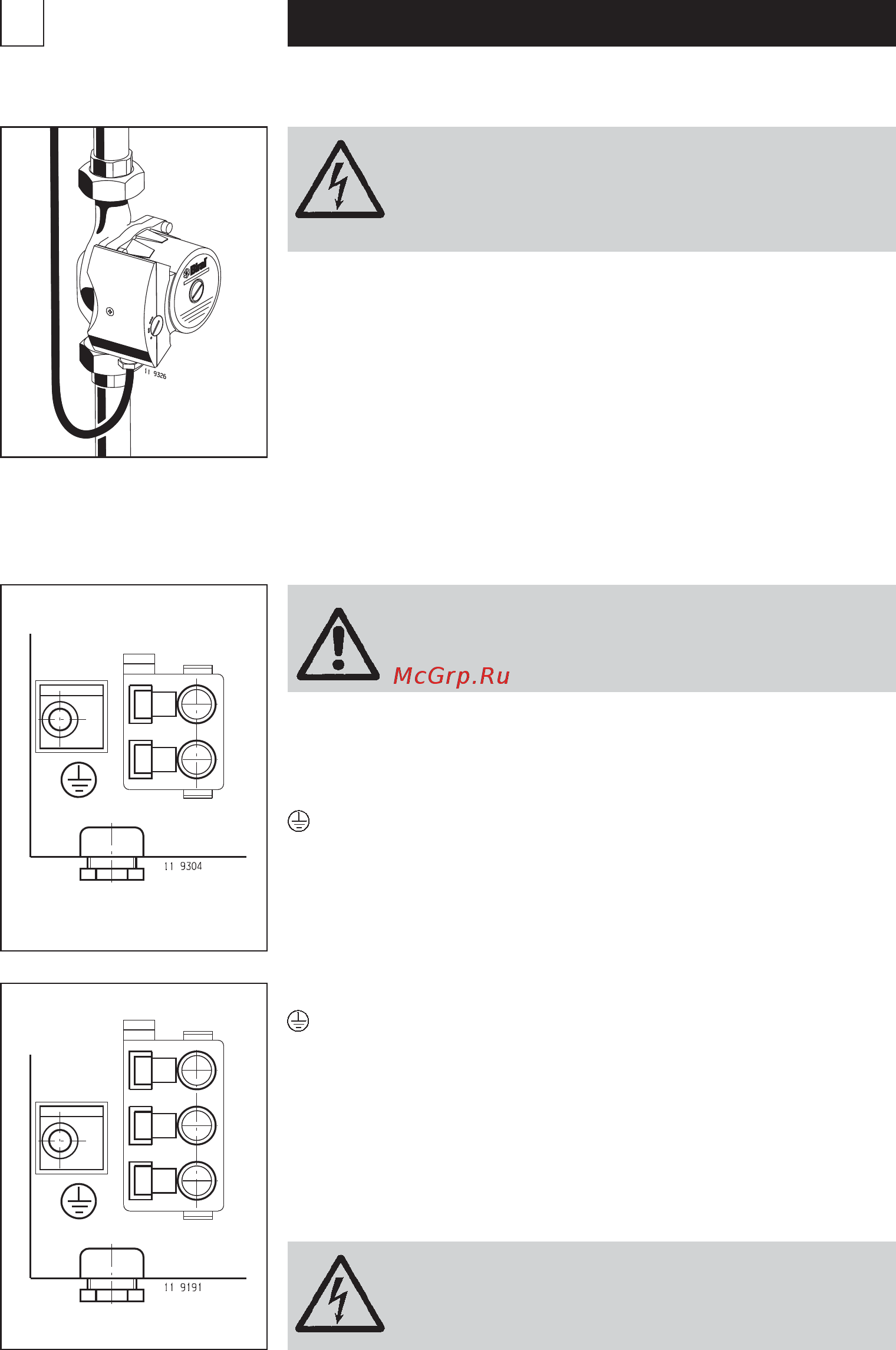 Biral LX 321 [12/56] Elektrischer anschluss