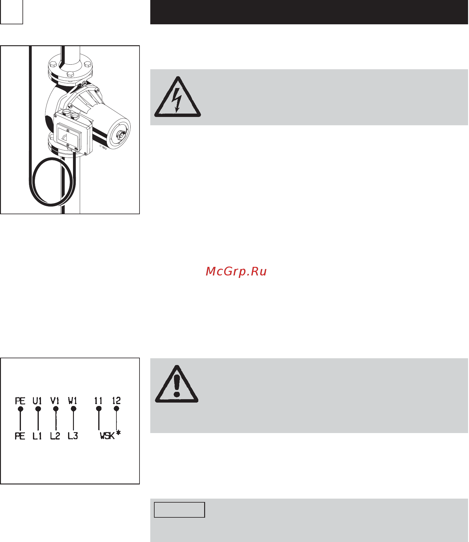 Biral L 322 [23/56] Electrical connection