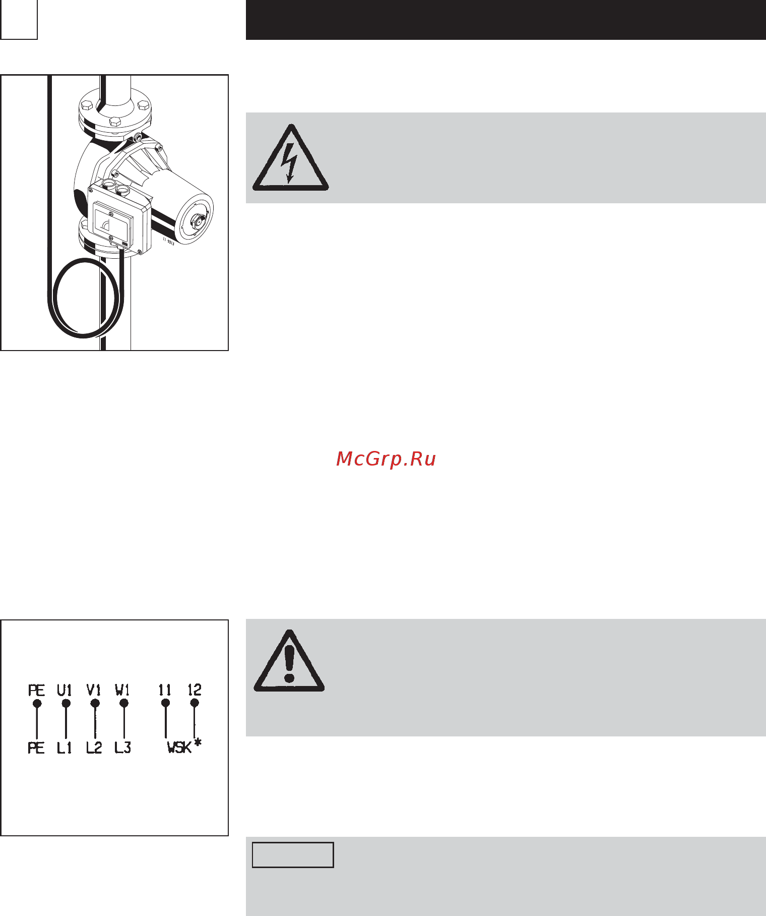 Biral L 322 [32/56] Podłączenie elektryczne