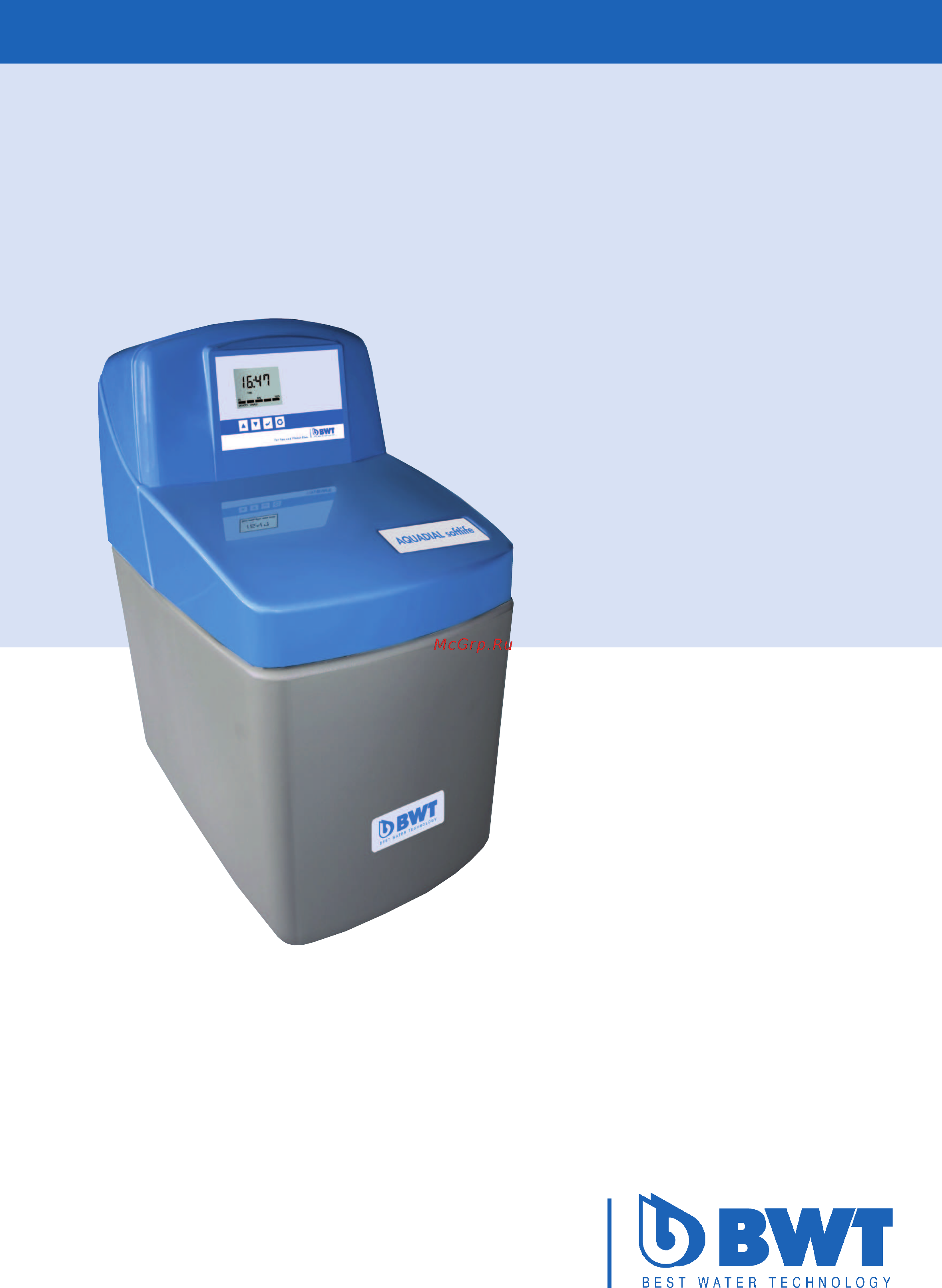 BWT AQUADIAL softlife 15 Инструкция по эксплуатации онлайн