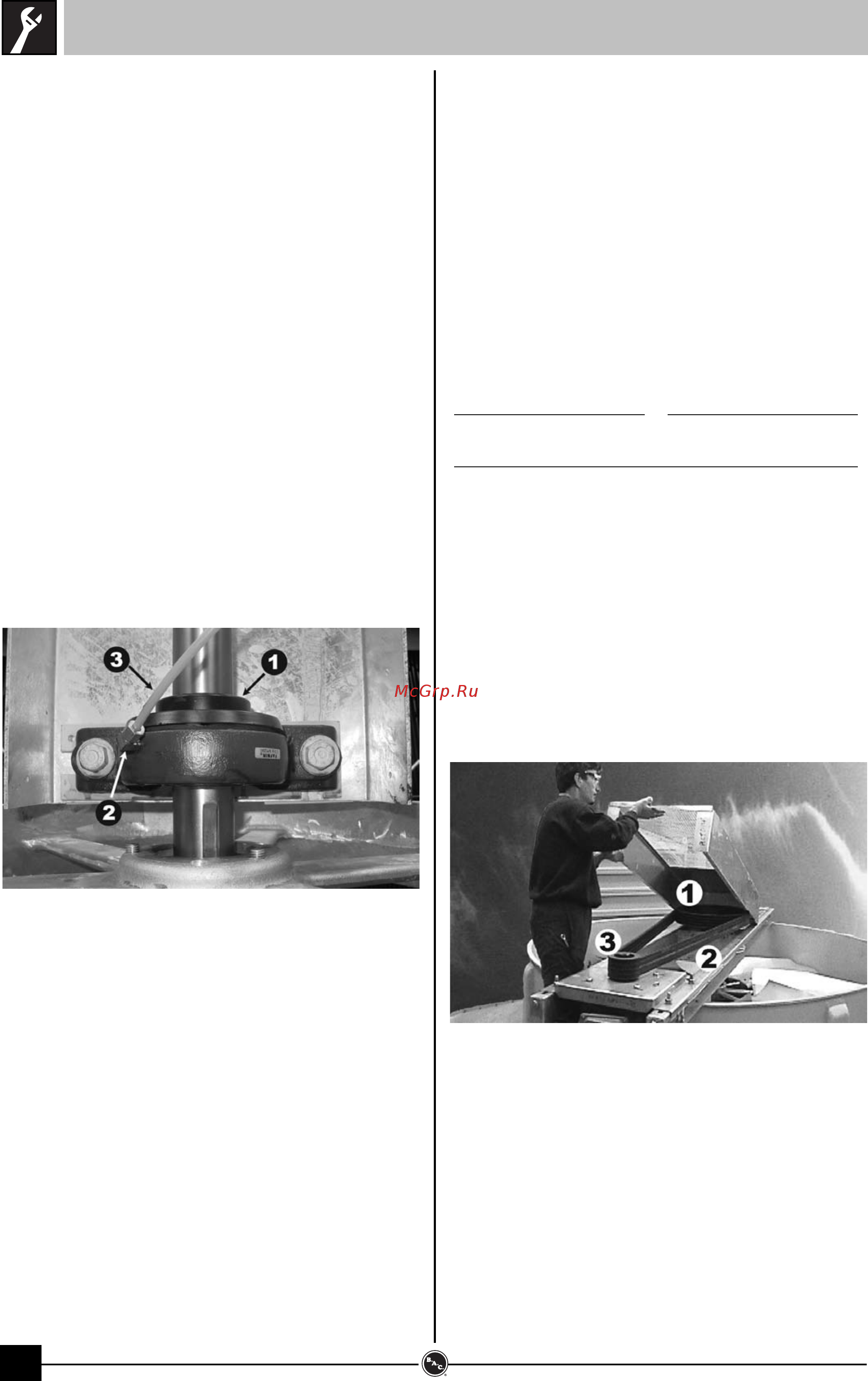 Baltimore Aircoil RCT [8/16] Процедуры обслуживания