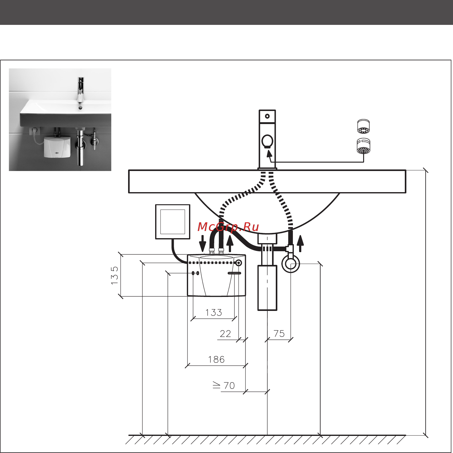 Clage MBH 7 039518 [7/20] Напорный закрытый вариант установки