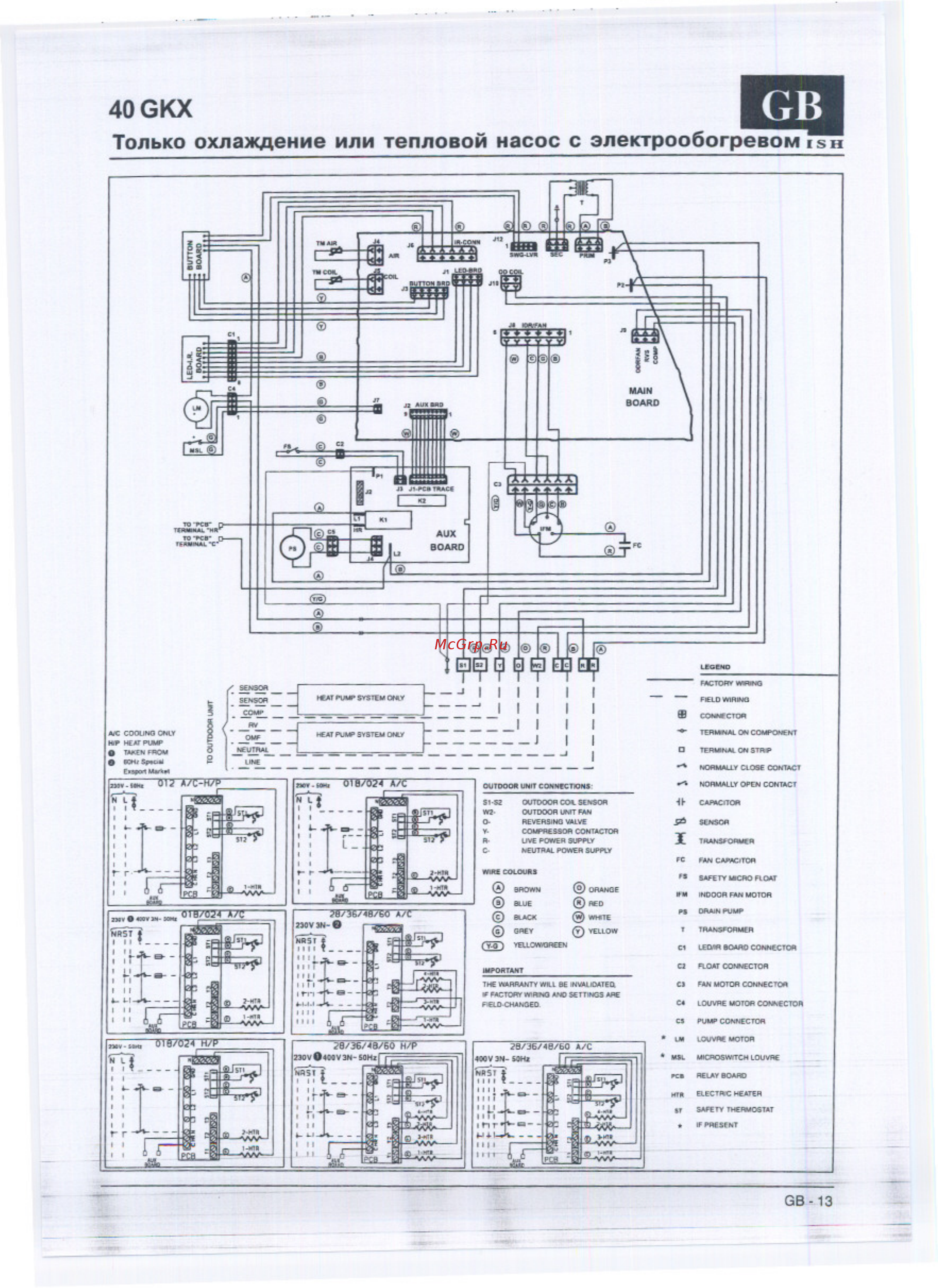 Carrier 40GKX124W Инструкция по монтажу онлайн [16/20] 359820
