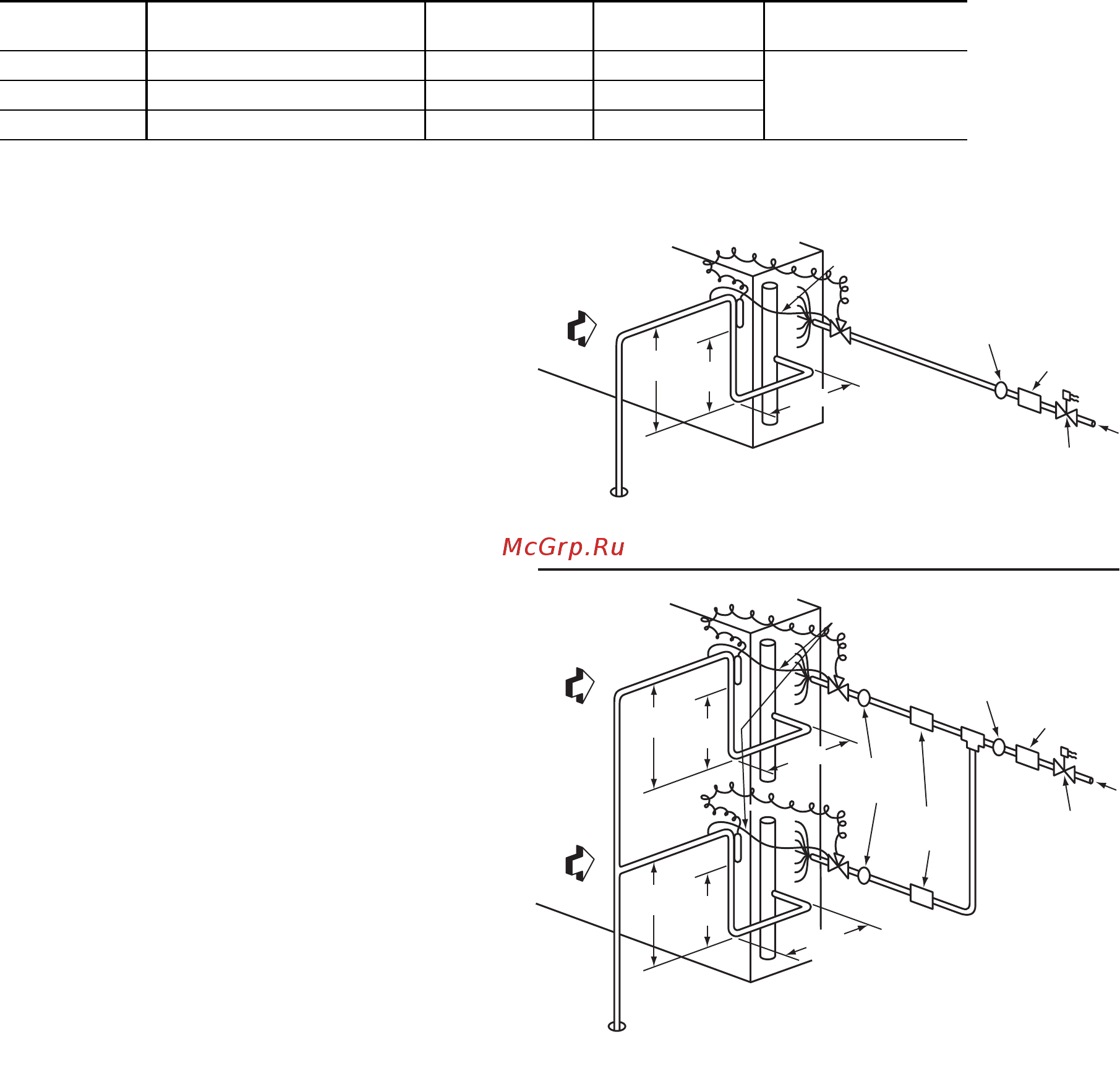 Carrier 38AUZA14 [13/40] Refer to table 9 for recommendations on refrigeration specialties in some applications depending on space and convenience re quirements it may be desirable to install 2 filter...