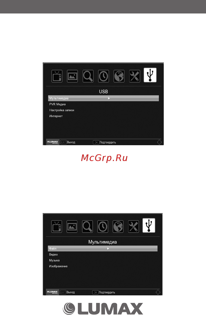 Lumax DV2118HD Megogo Инструкция по эксплуатации онлайн [20/28] 436475