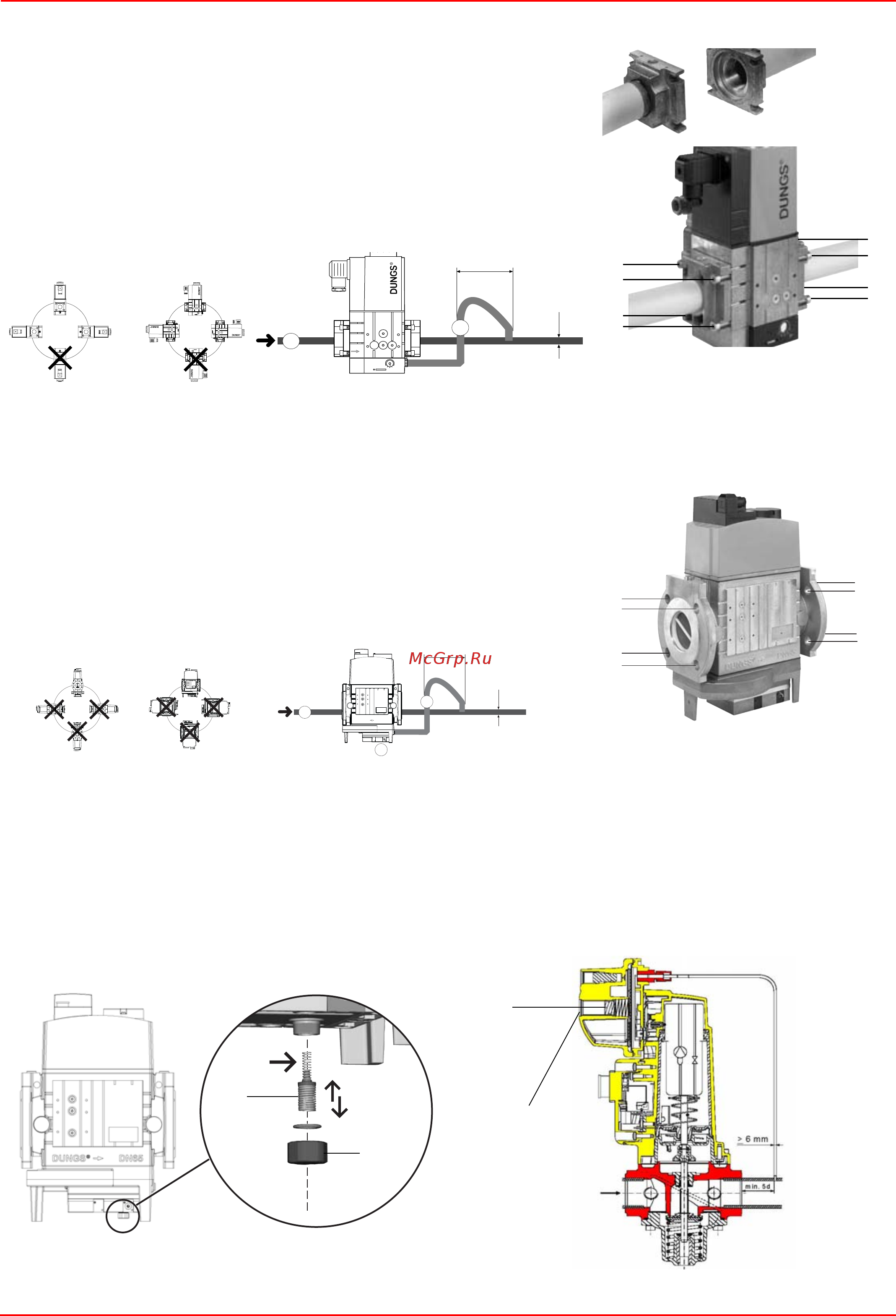 CIB Unigas Mille RX1030 M-.MD.S.RU.A.1.65.ES [18/60] Диапазон регулирования давления
