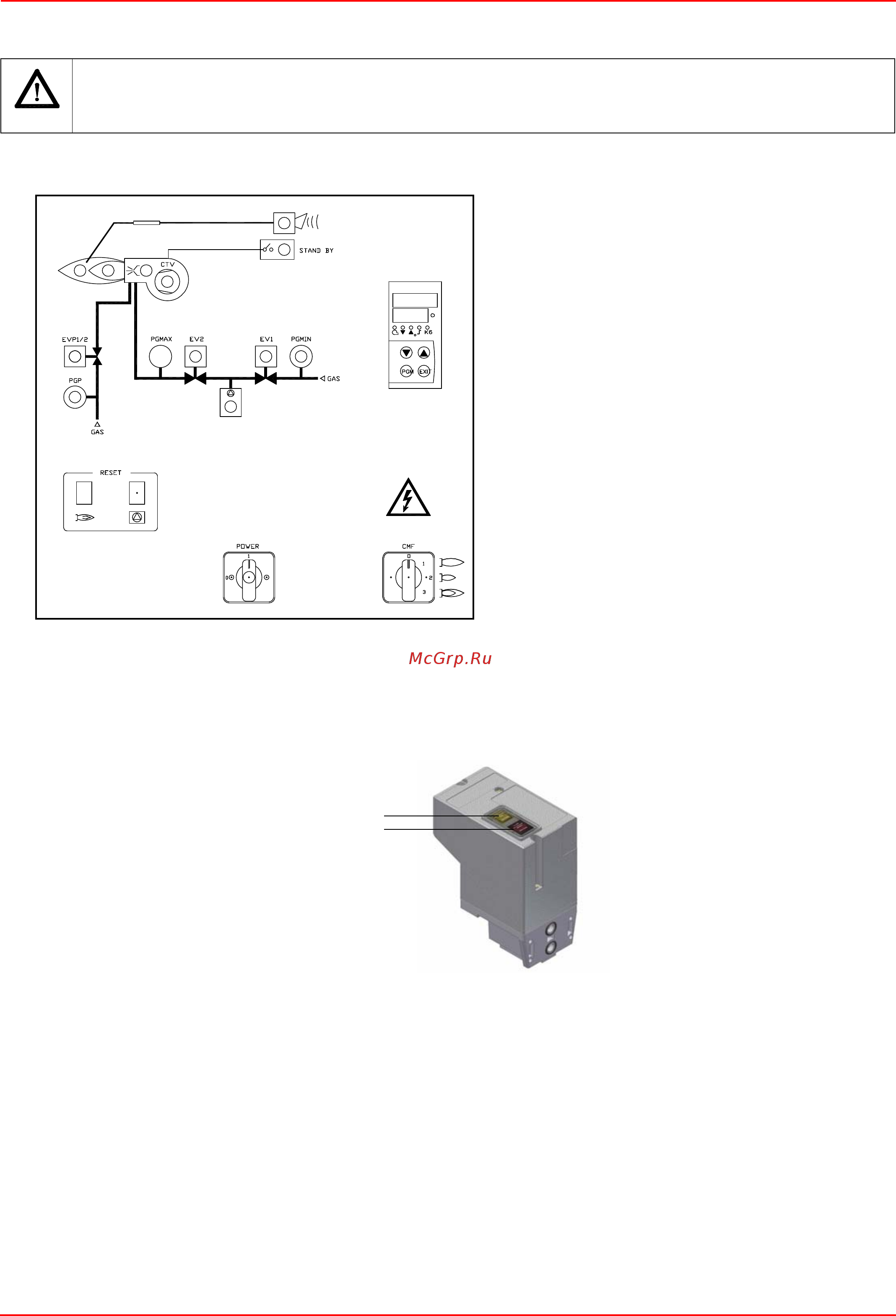 CIB Unigas Mille RX1030 M-.MD.S.RU.A.1.65.ES [30/60] Работа горелки