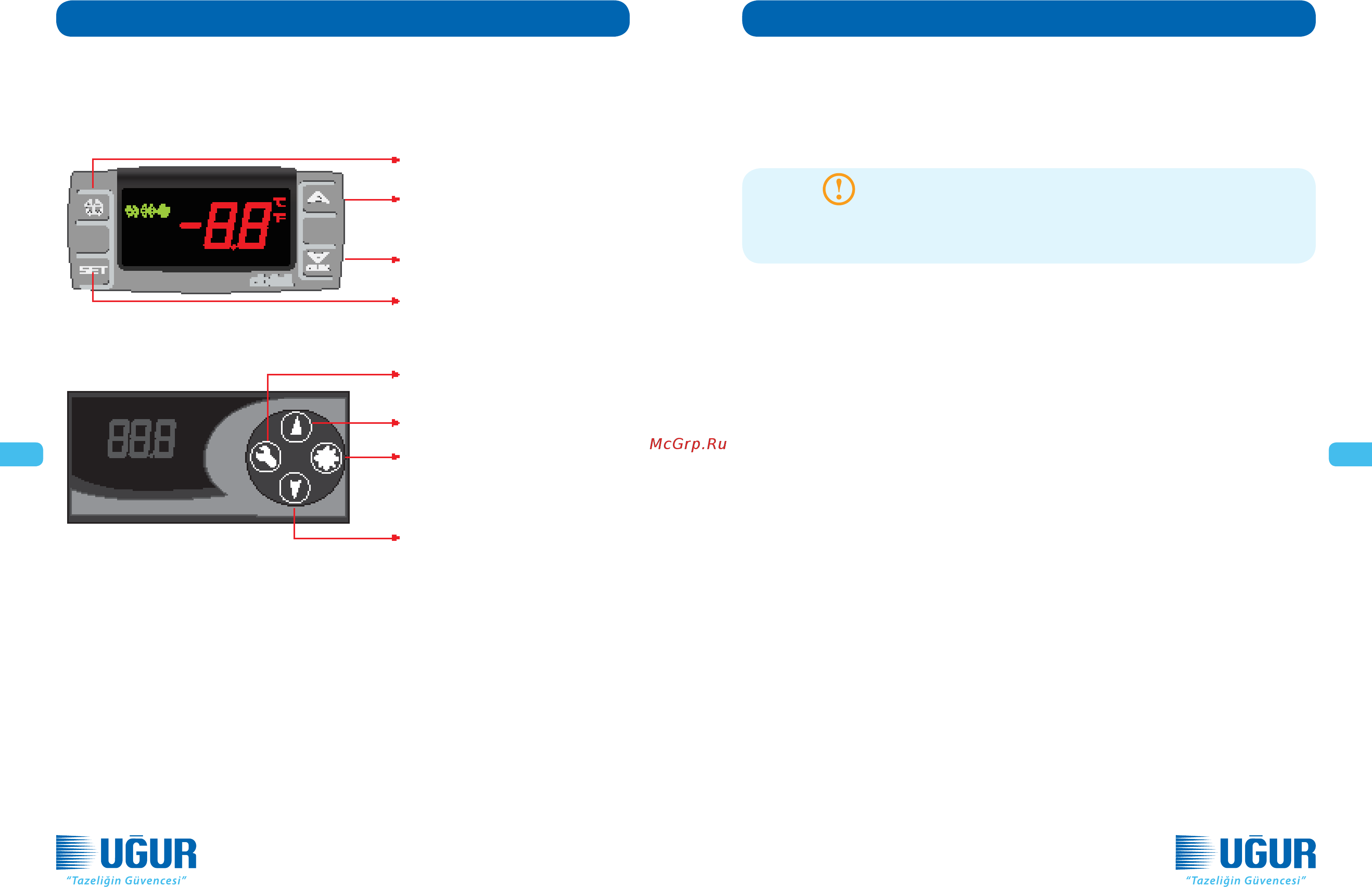 UGUR UDD 300 SCN [25/110] Using digital thermostat