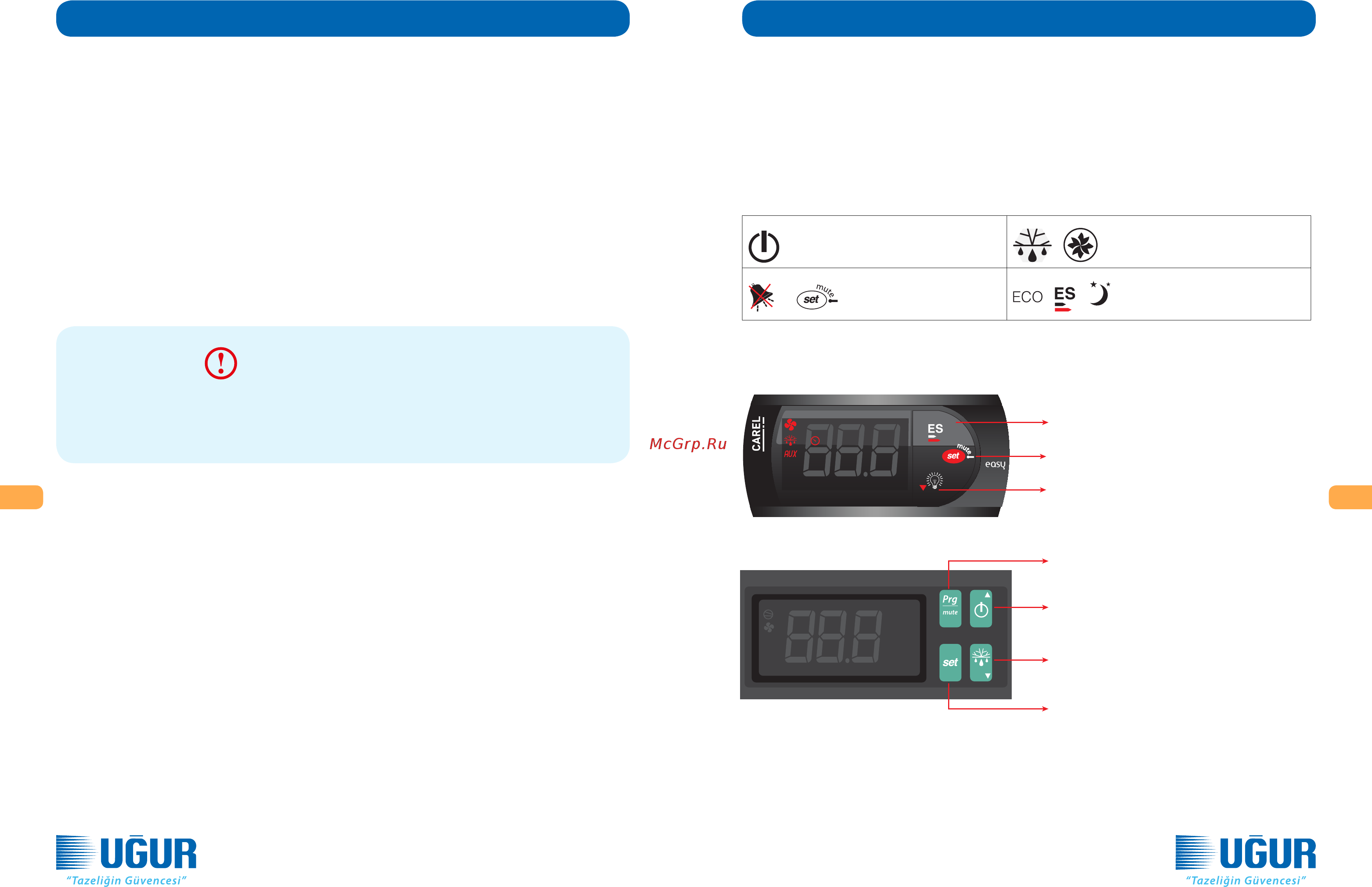 UGUR UDD 1600 D3KL NF [51/110] Attention