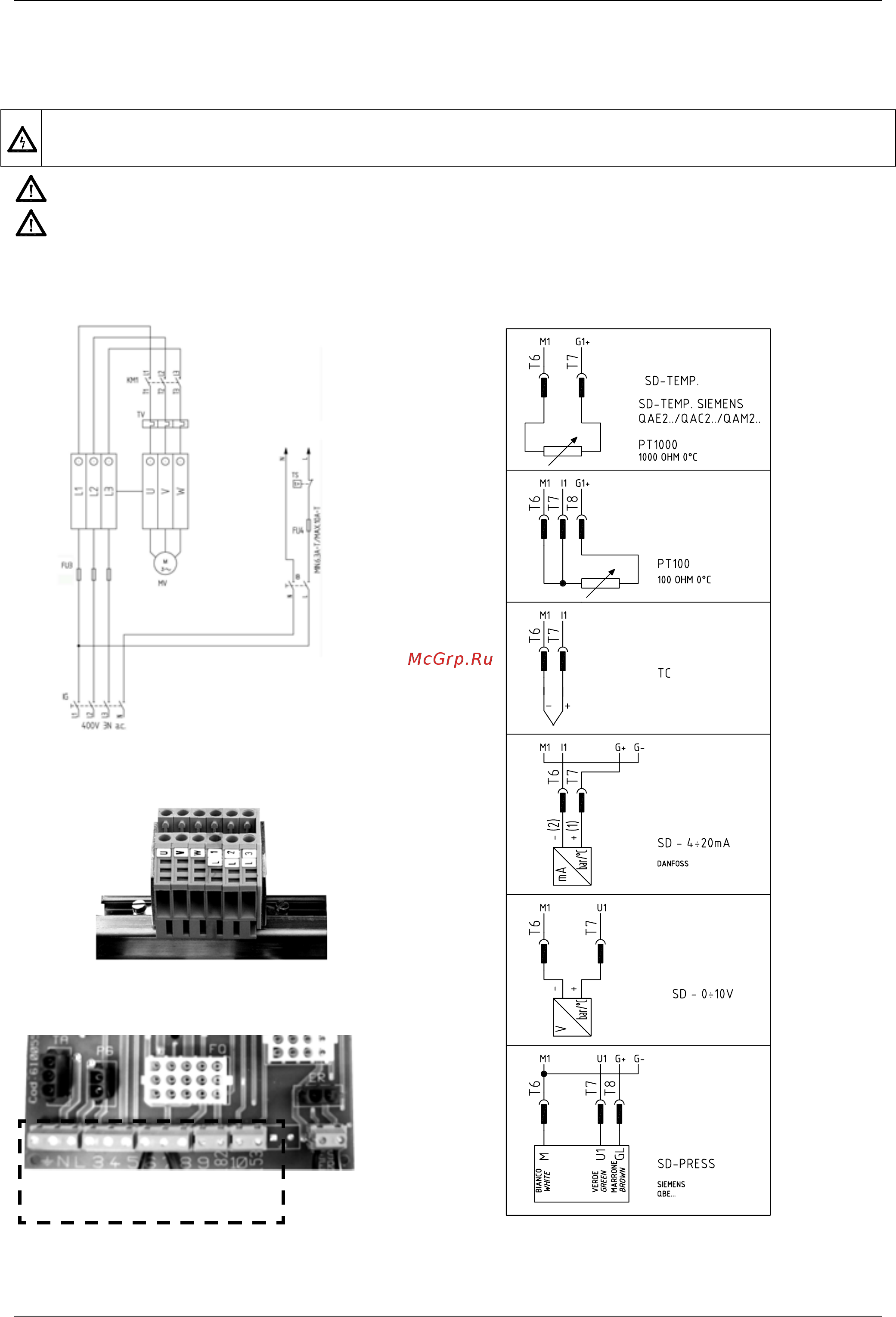 CIB Unigas Tecnopress P60 M-.MD.S.RU.VS.1.50.ES Инструкция по монтажу онлайн [18/52] 360605