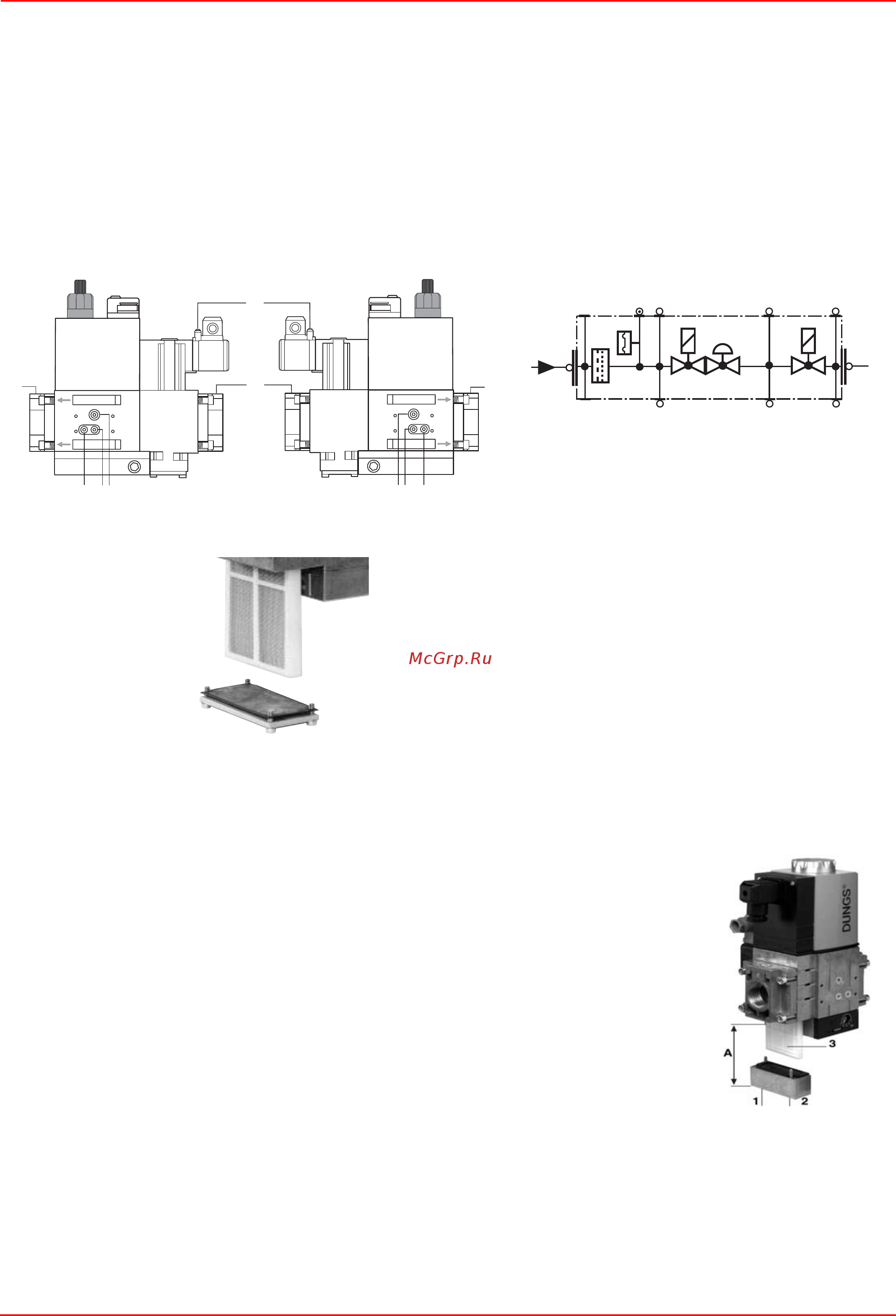 CIB Unigas Tecnopress P61 M-.AB.S.RU.A.1.32 [32/55] Проверка и замена фильтра multibloc dungs mbc se гpуппа клапанов с pезьбой