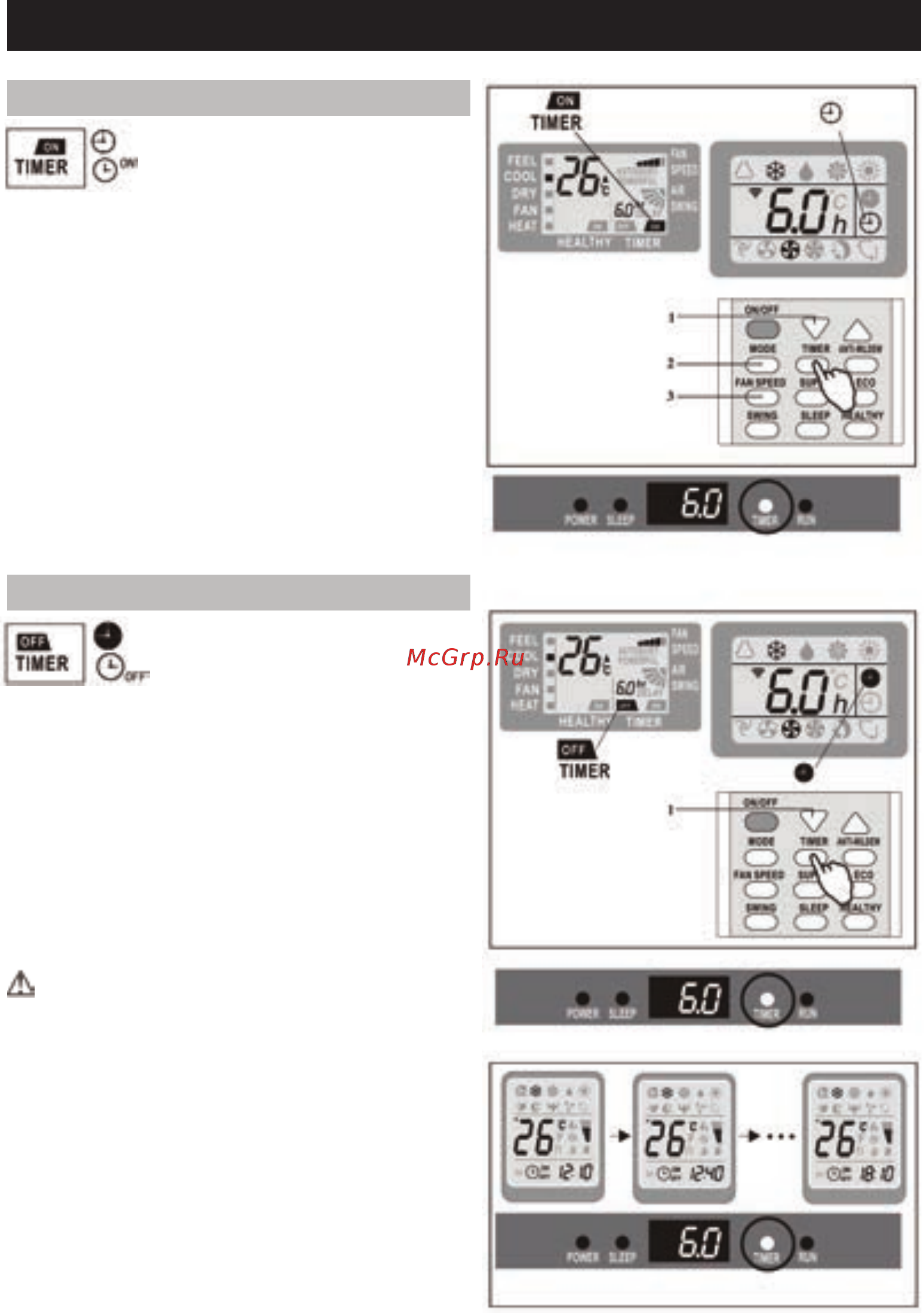 MARSA RK-09MTA/RK-09MTAE [14/33] Режимы работы