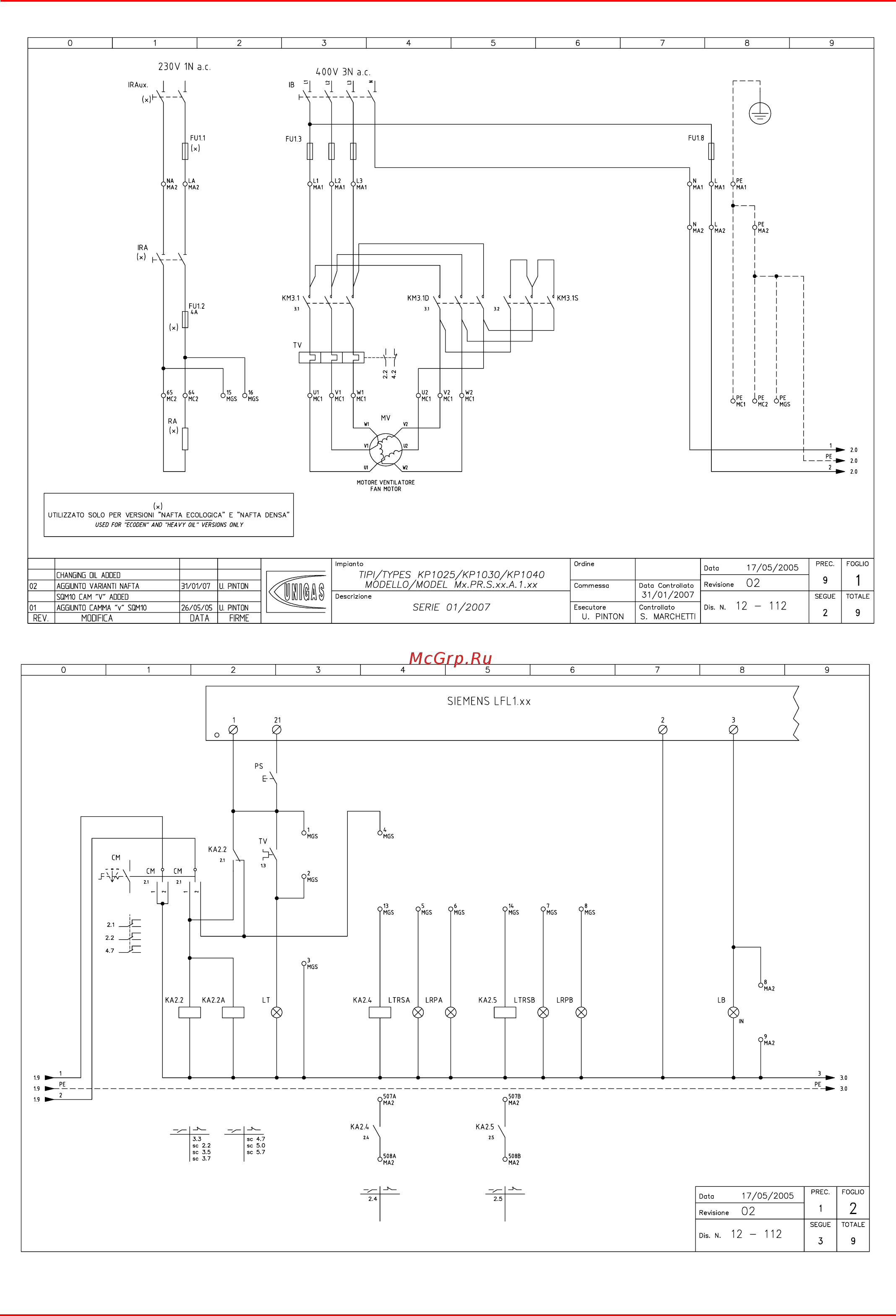 CIB Unigas Mille KR1025 MN.PR.S.RU.A.1.80 Инструкция по эксплуатации онлайн [42/60] 361844