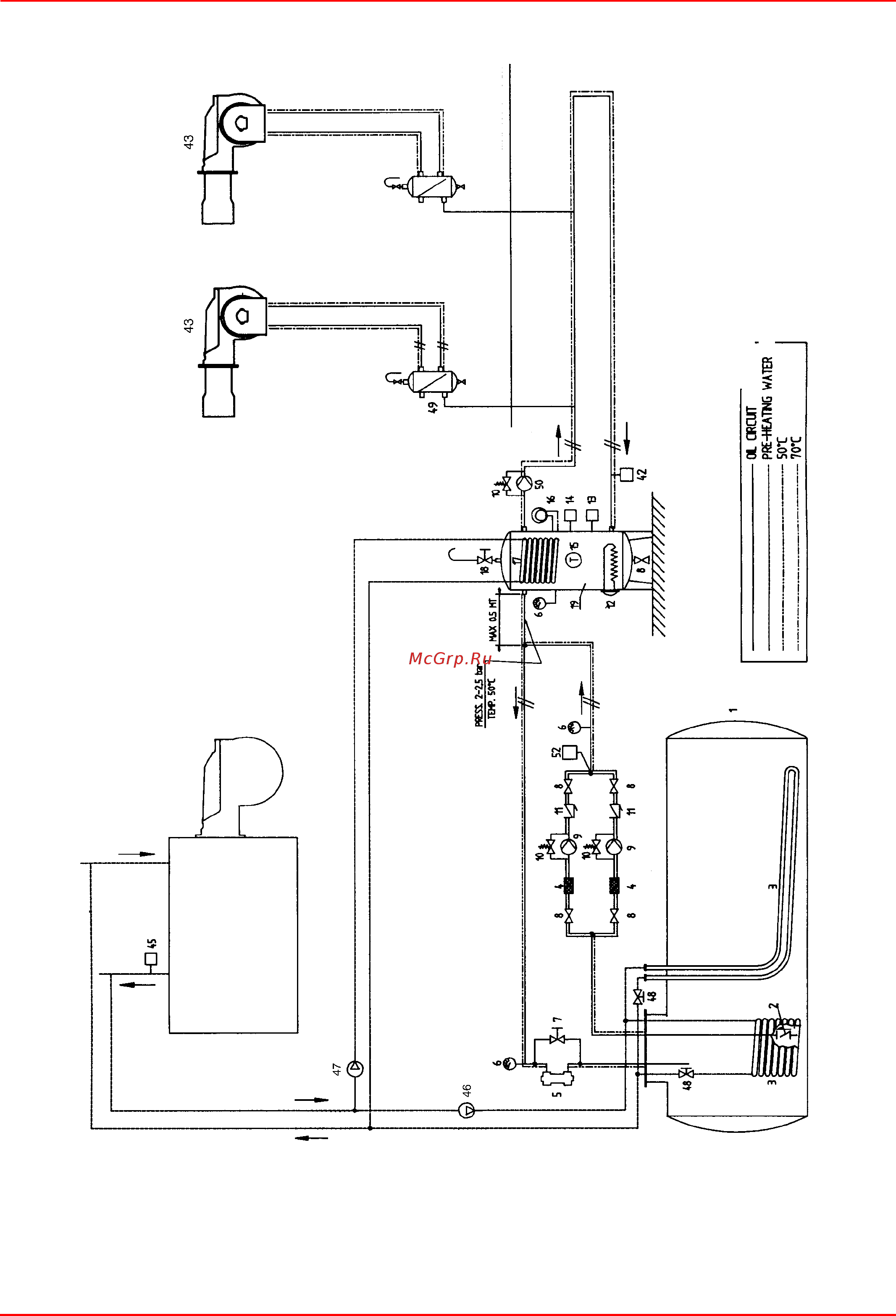 CIB Unigas Mille KR1025 MD.MD.S.RU.A.1.65 [20/47] Идравлическая схема 3id0024