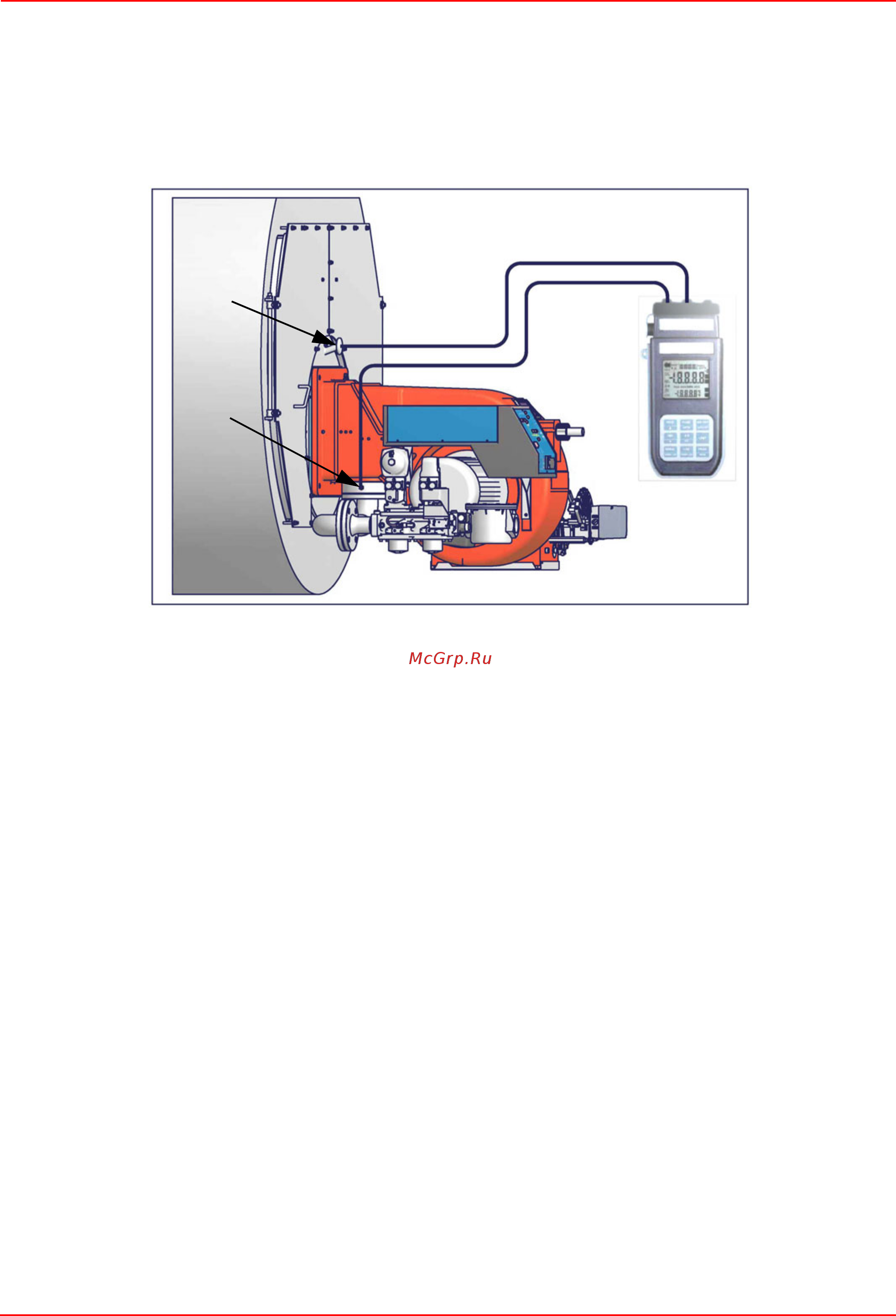 CIB Unigas Mille KR1040 MD.MD.S.RU.A.1.100 [28/60] Замер давления на голове сгорания