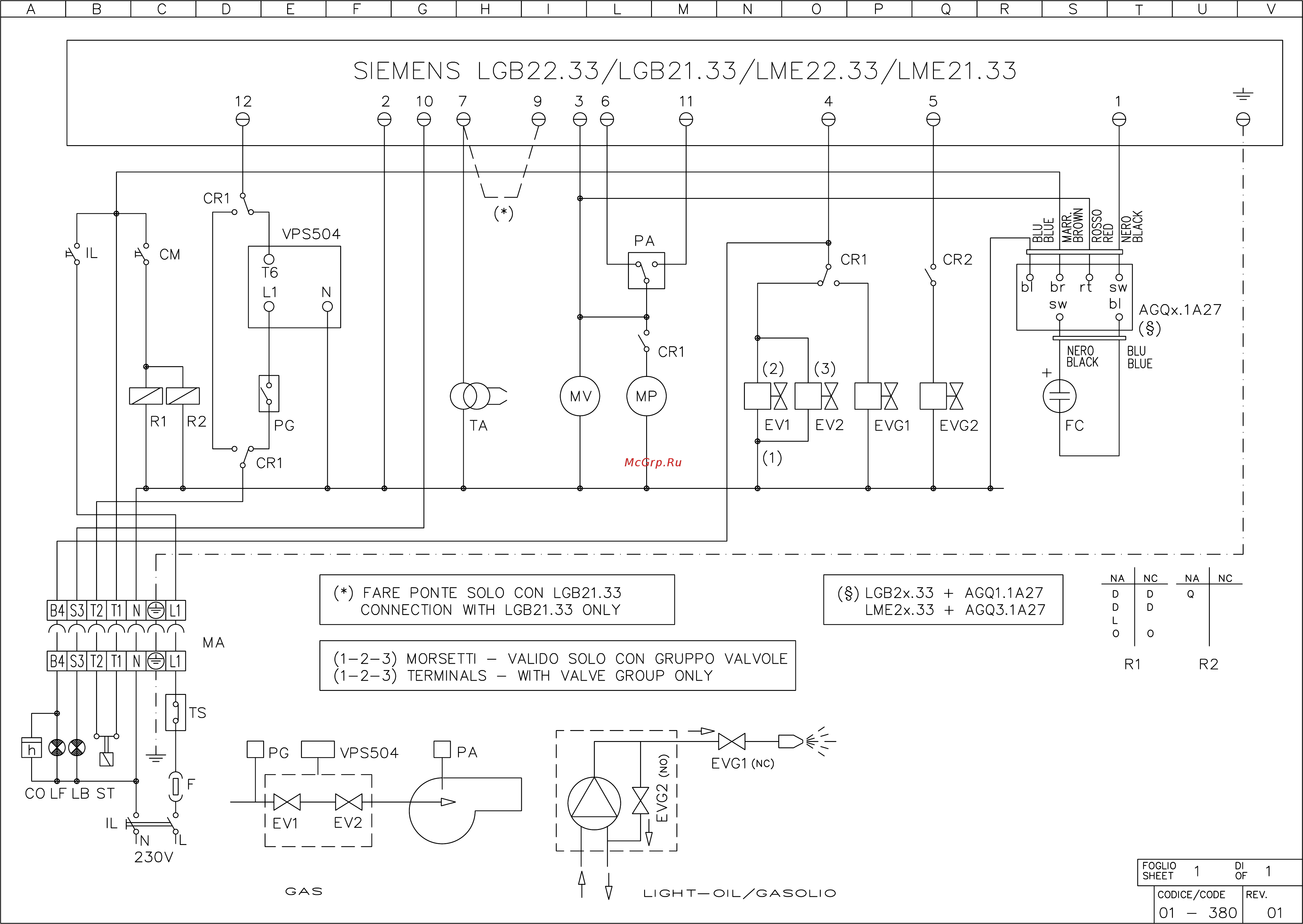 CIB Unigas Miniflam HS5 MG.TN.L.RU.A.0.15 Инструкция по эксплуатации онлайн [34/44] 361983