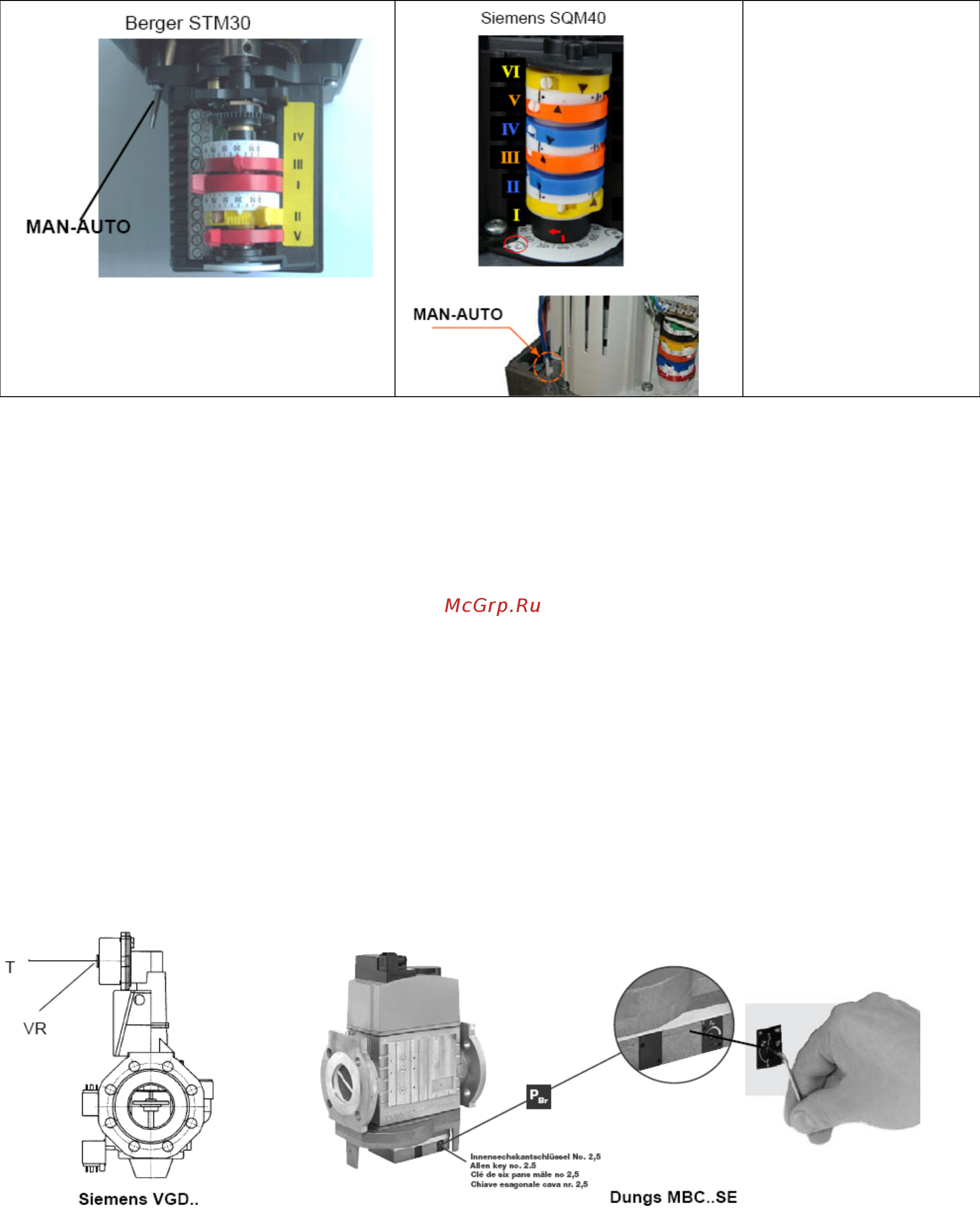 CIB Unigas Novanta HR91 MG.PR.S.RU.VS.1.50 [30/60] Регулиpование pасхода воздуха и газа с помощью сервопривода berger stm30 siemens sqm40