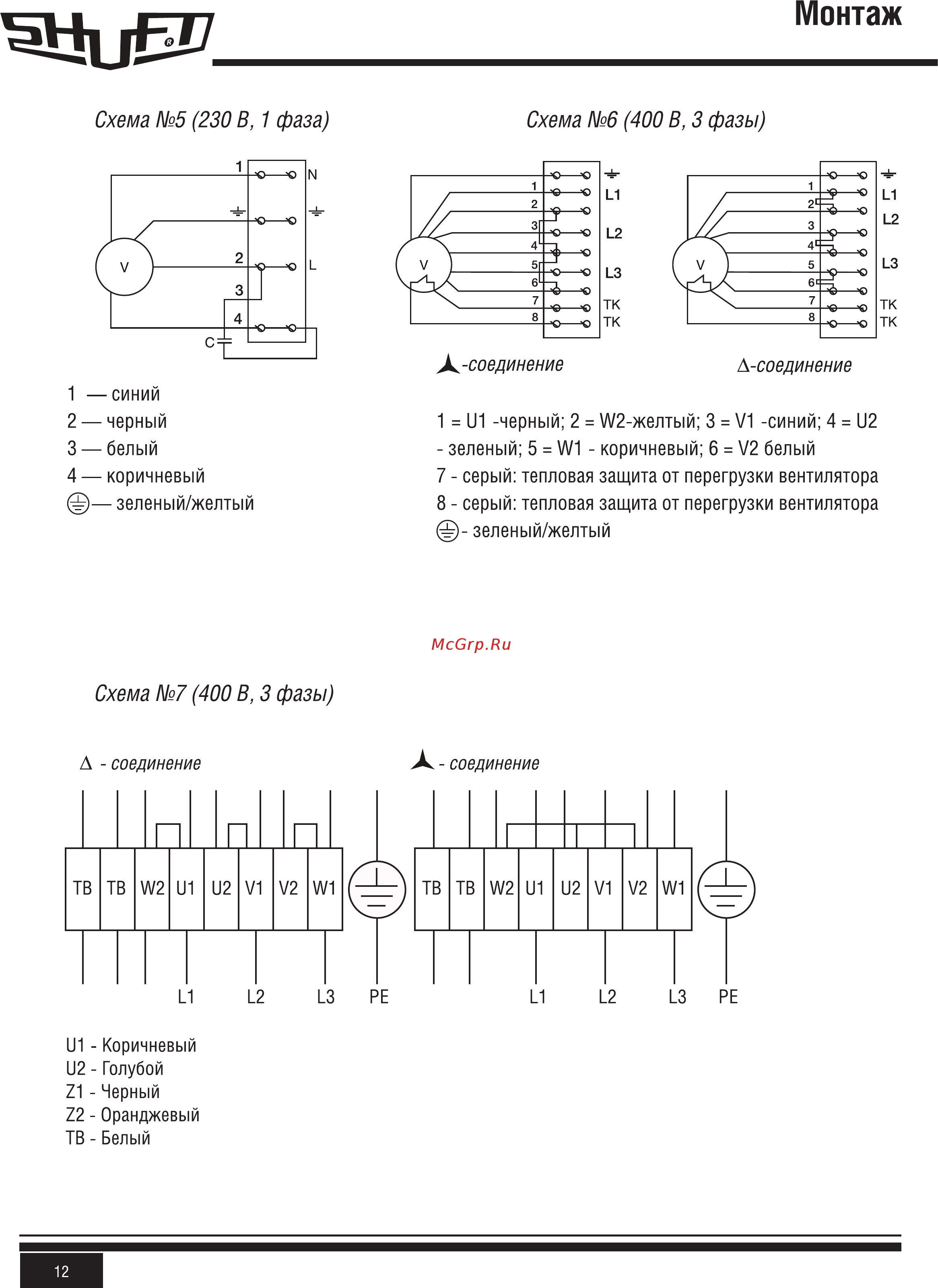 Shuft RFE-B 300x150-2 VIM Инструкция по эксплуатации онлайн [12/24] 362219
