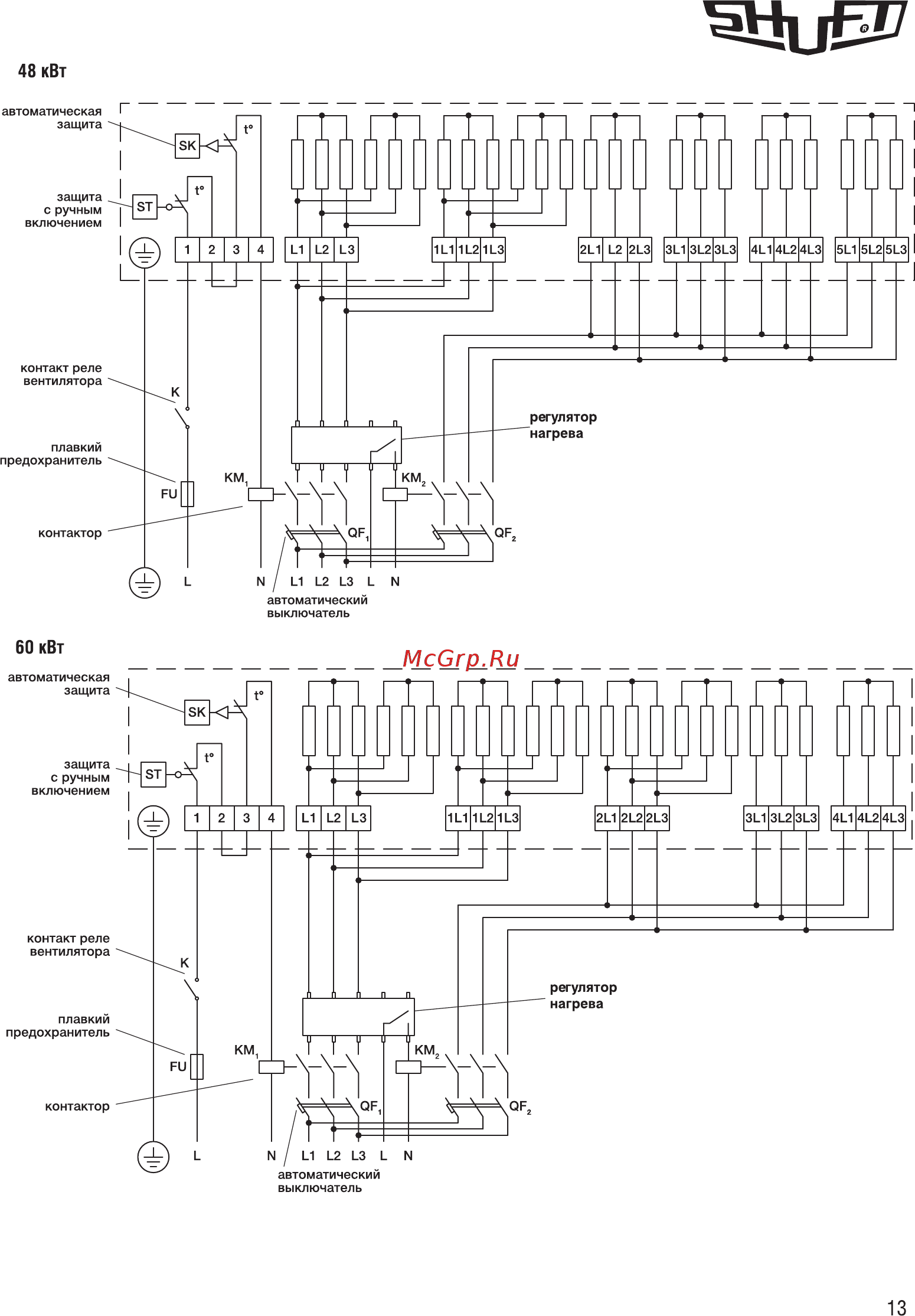 Shuft EHR 400x200-15 Инструкция по эксплуатации онлайн [13/21] 362376