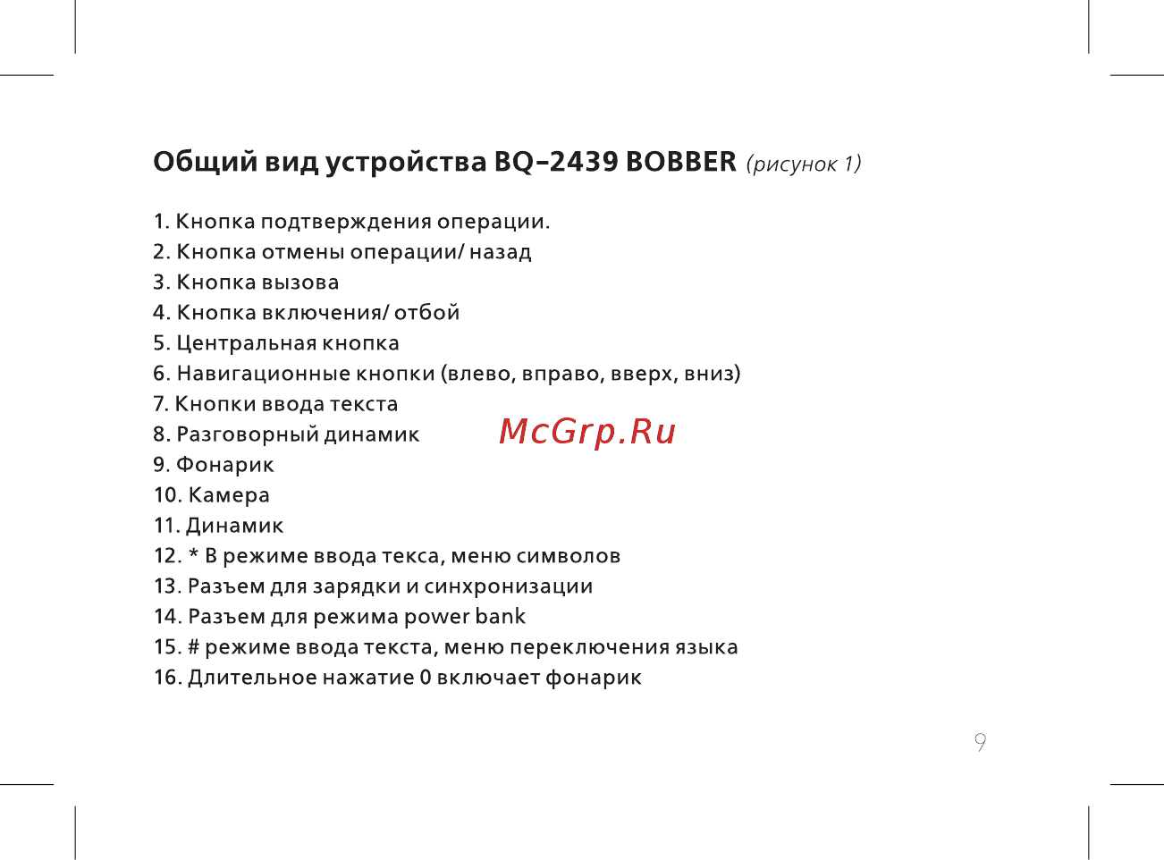 BQ BQ-2439 Bobber [11/52] Общий вид устройства bq 2439 bobber
