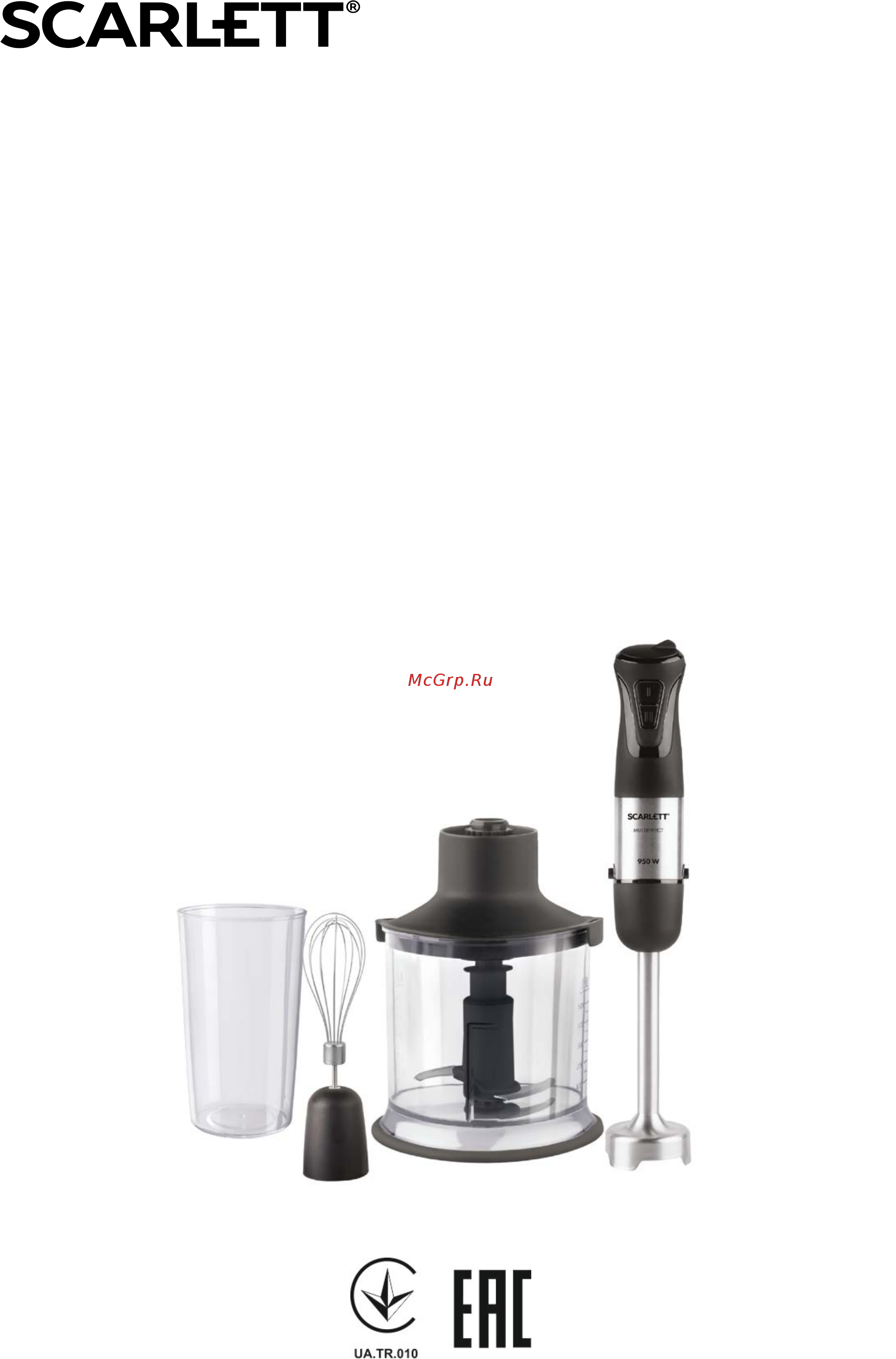 Scarlett SC-HB42F49 Инструкция по эксплуатации онлайн