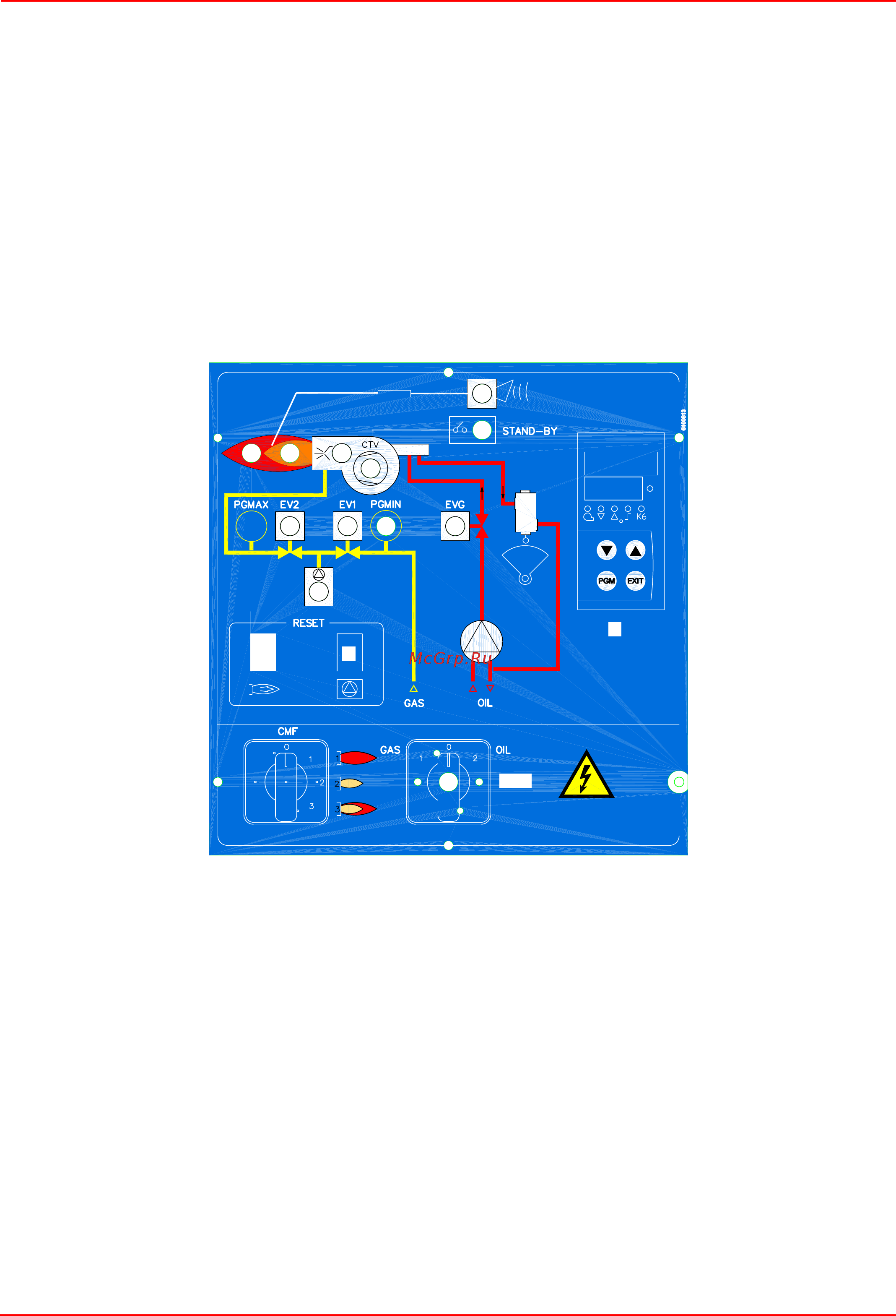 CIB Unigas Tecnopress HP72 MG.MD.S.RU.VS.0.50 [44/75] Функциональная работа на дизельном топливе