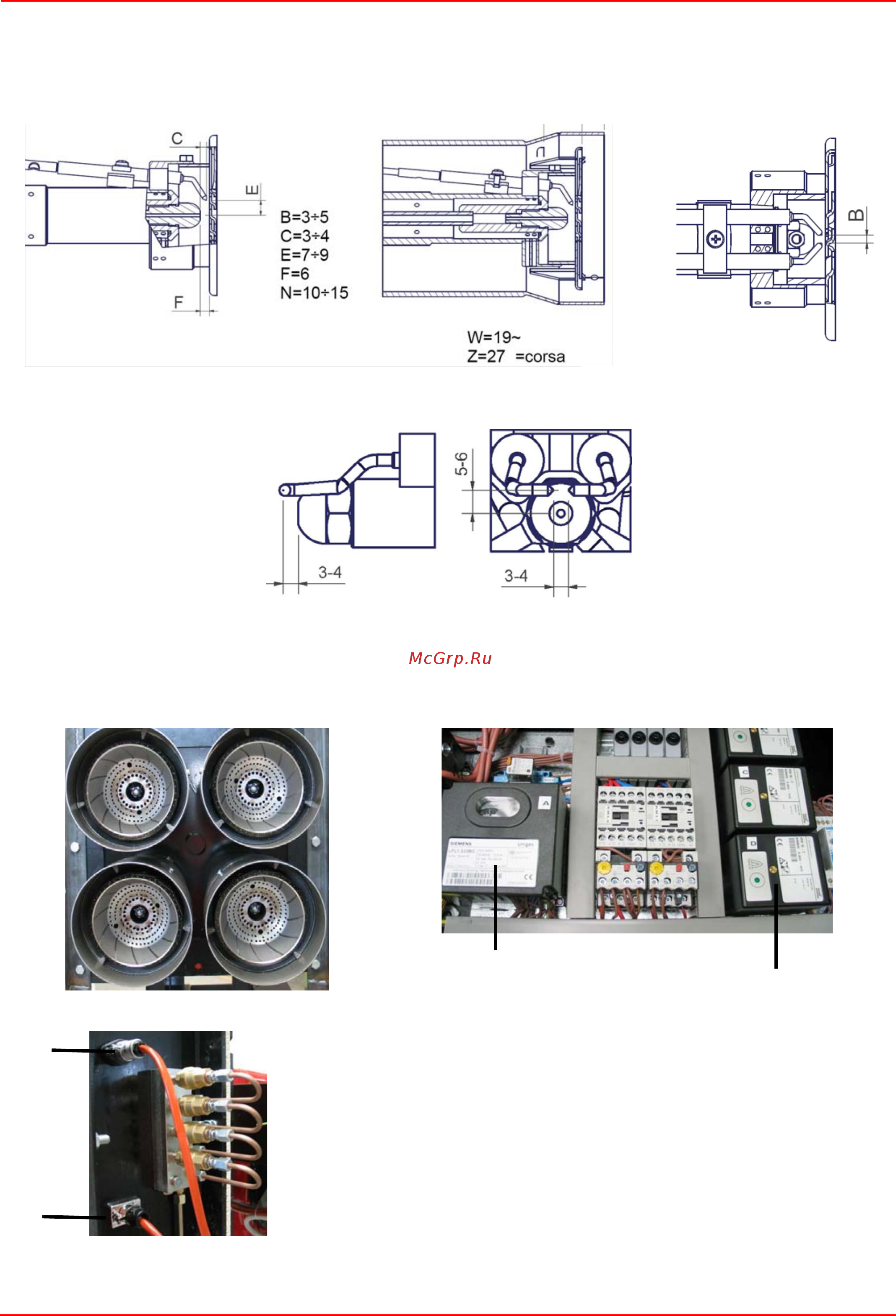 CIB Unigas Tecnopress HP72 MG.MD.S.RU.VS.1.65 [49/75] Регулировка положения электродов
