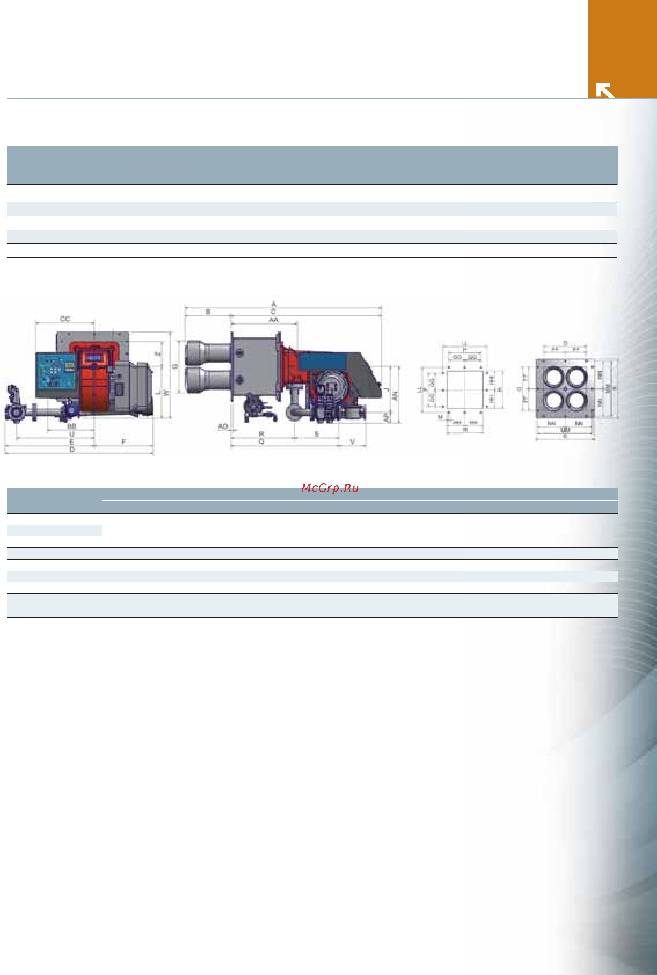 CIB Unigas Tecnopress-novanta-cinquecento KPBY520 MH.PR.S.RU.A.1.50.EC Буклет онлайн [10/13] 364343