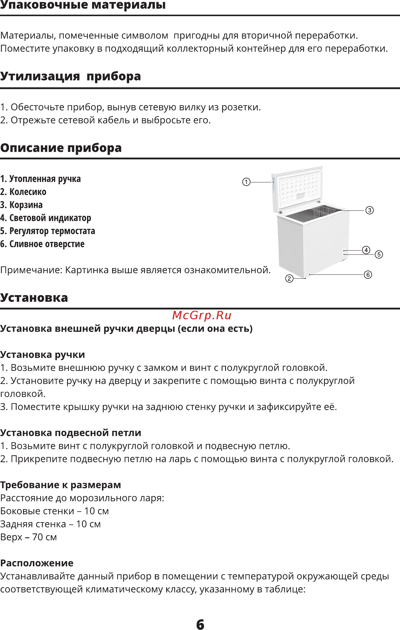 Leran SFR 380 W [6/16] Описание прибора