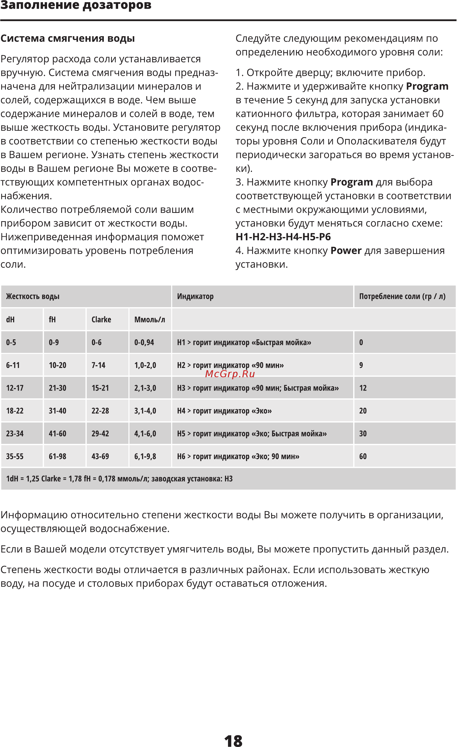 Leran BDW 45-104 [20/32] Заполнение дозаторов