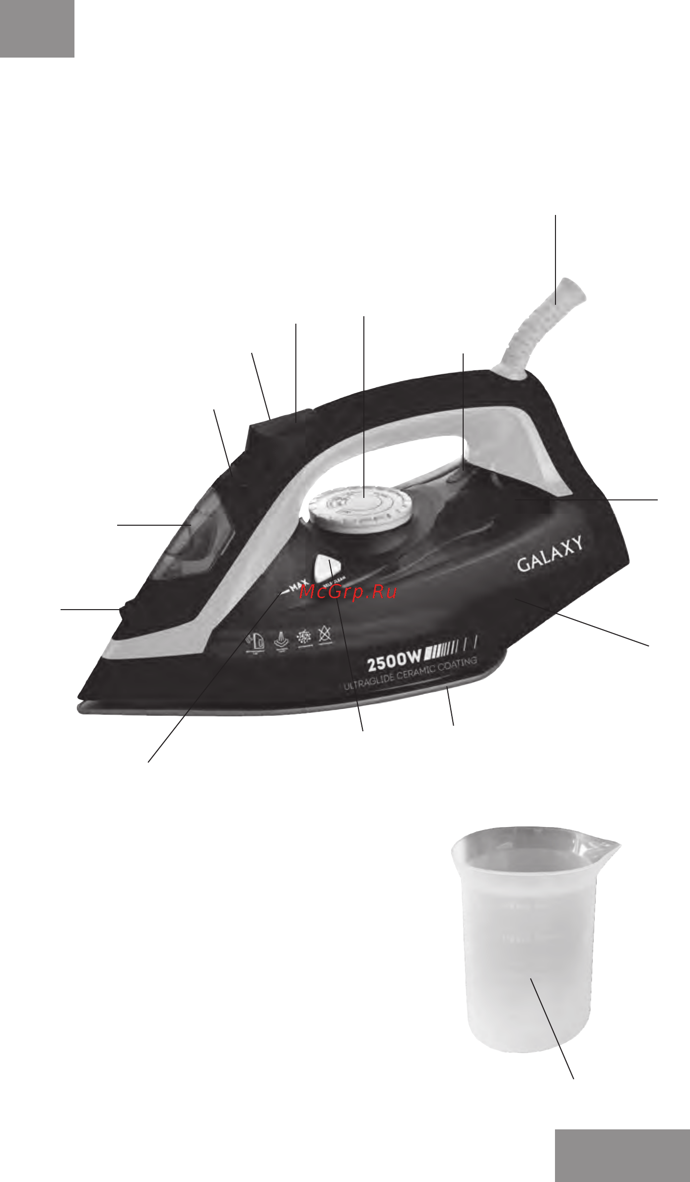 Galaxy GL6124 [11/18] Электр құралының атқарымдық элементтері