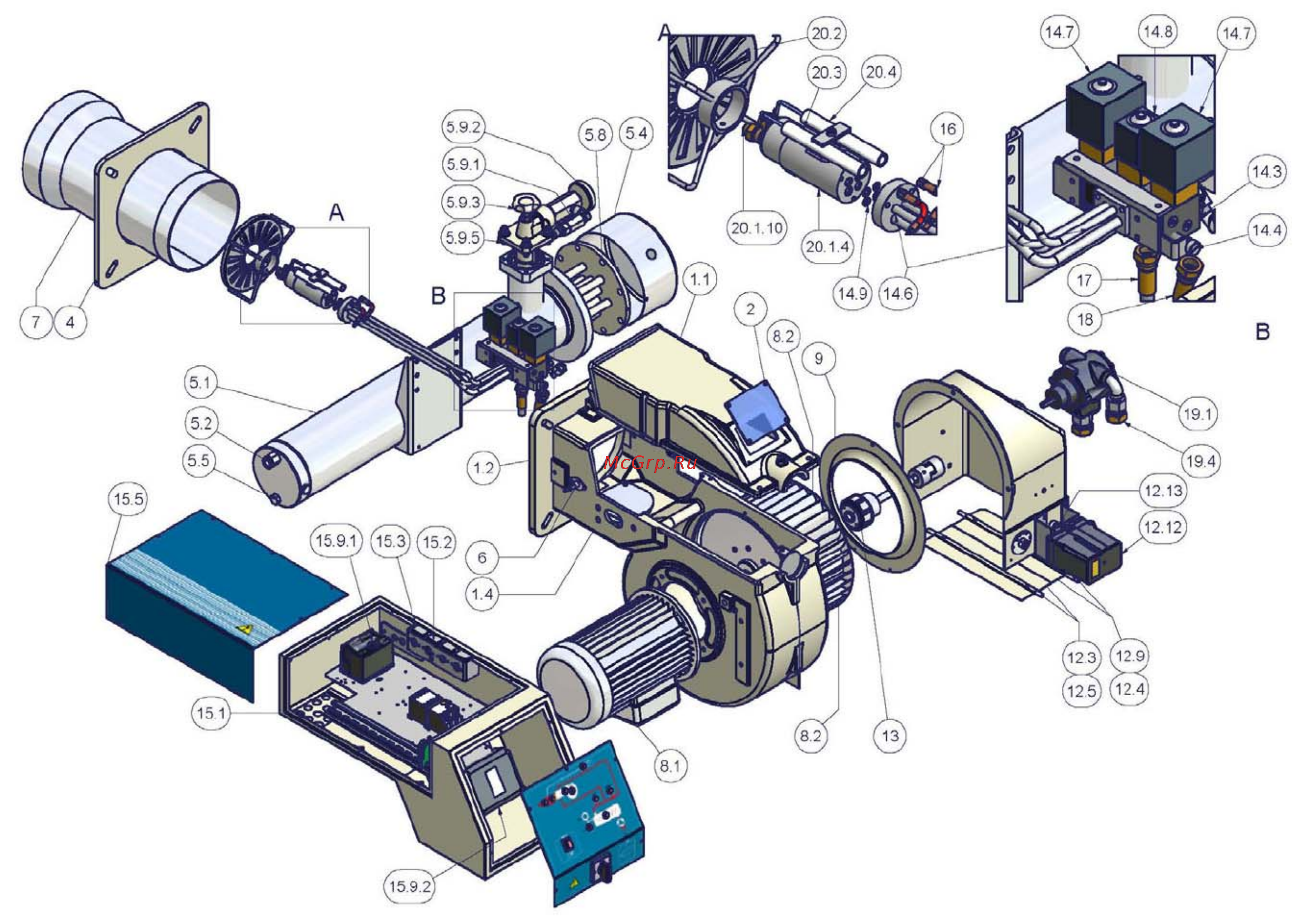CIB Unigas Tecnopress PN70 N-.PR.L.RU.A Инструкция по эксплуатации онлайн [29/55] 364787