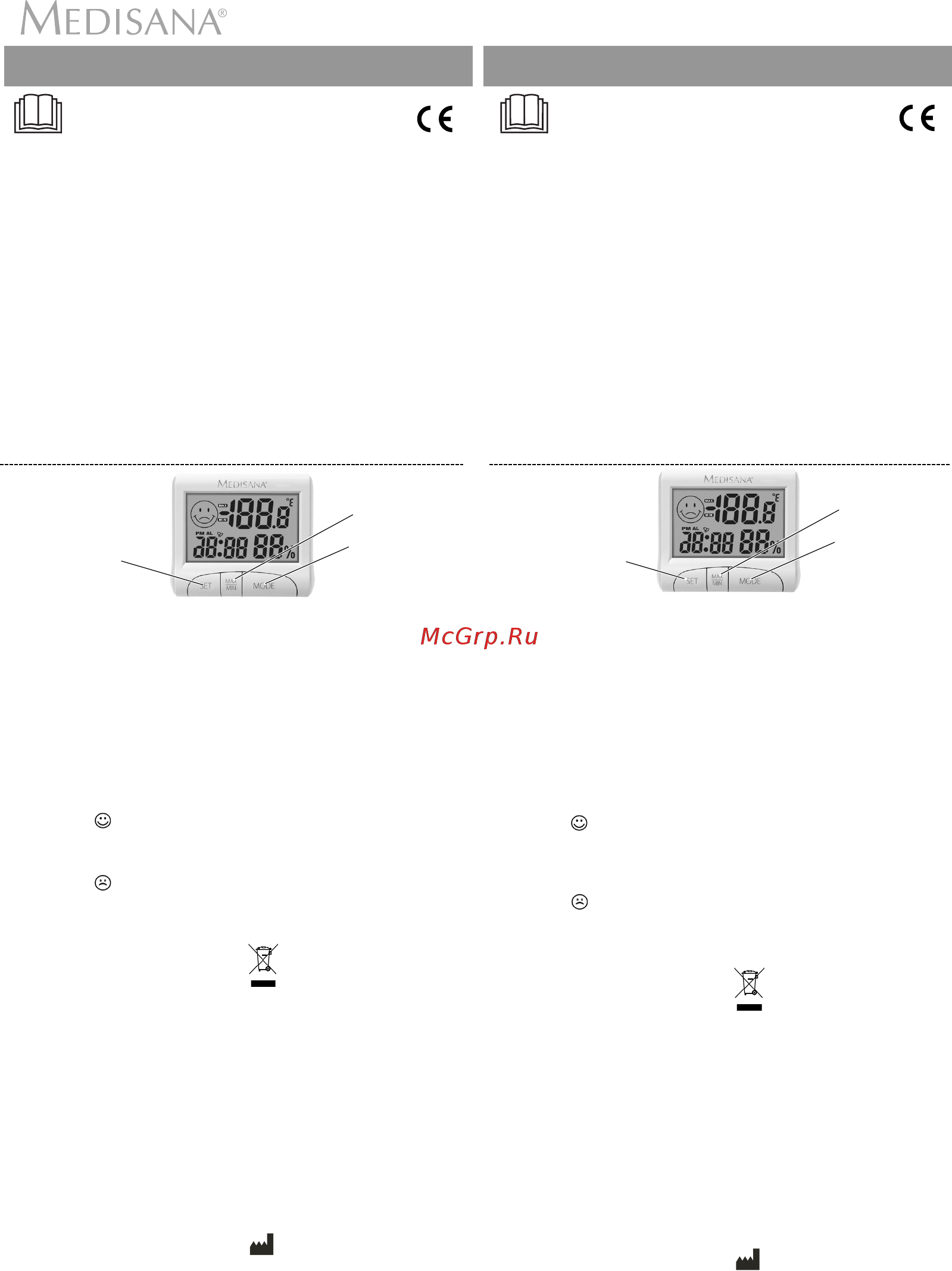 Medisana HG 100 [6/8] Čeština