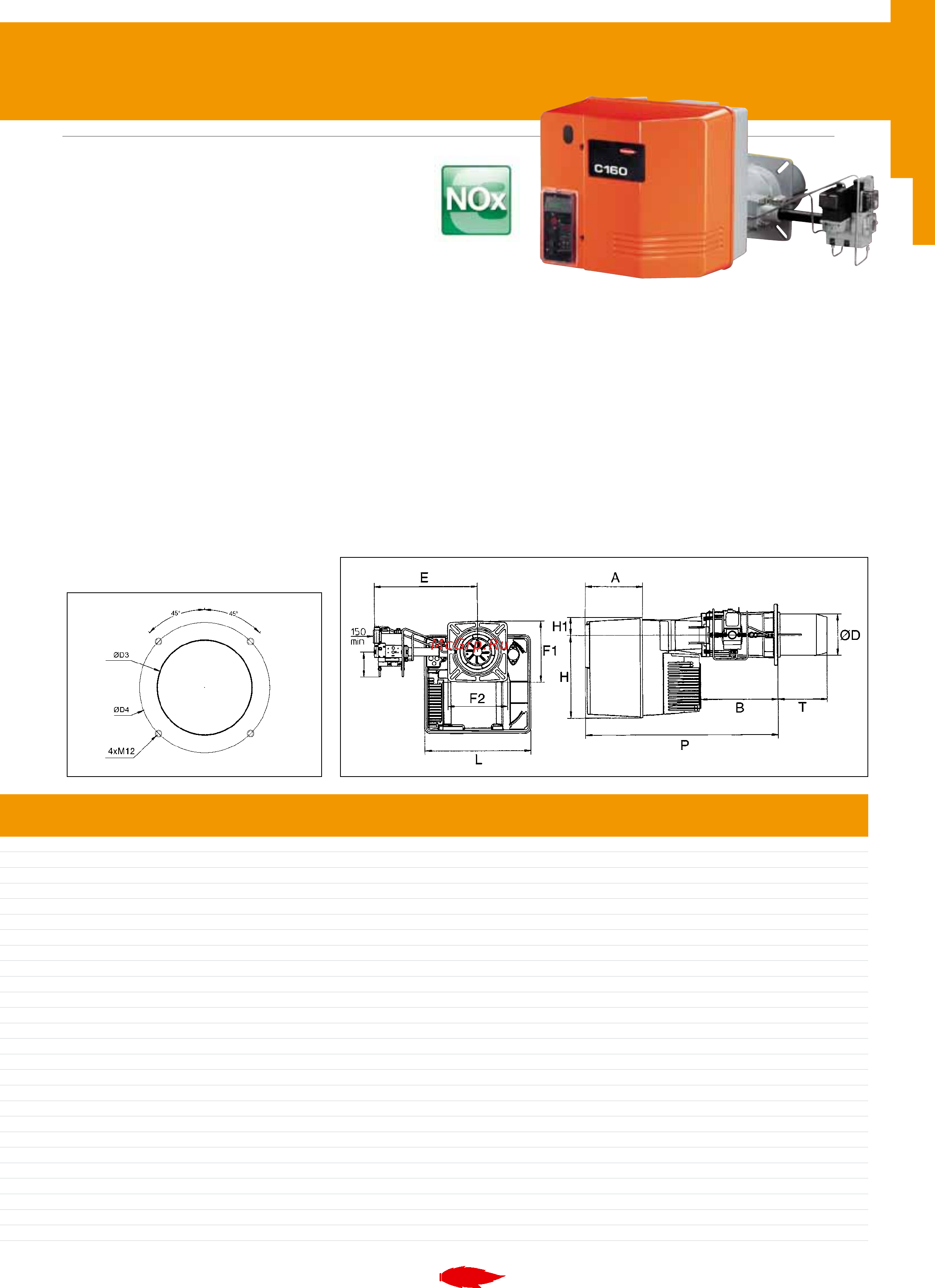 Cuenod C 100 GX 507 T1 [23/56] Газовые горелки