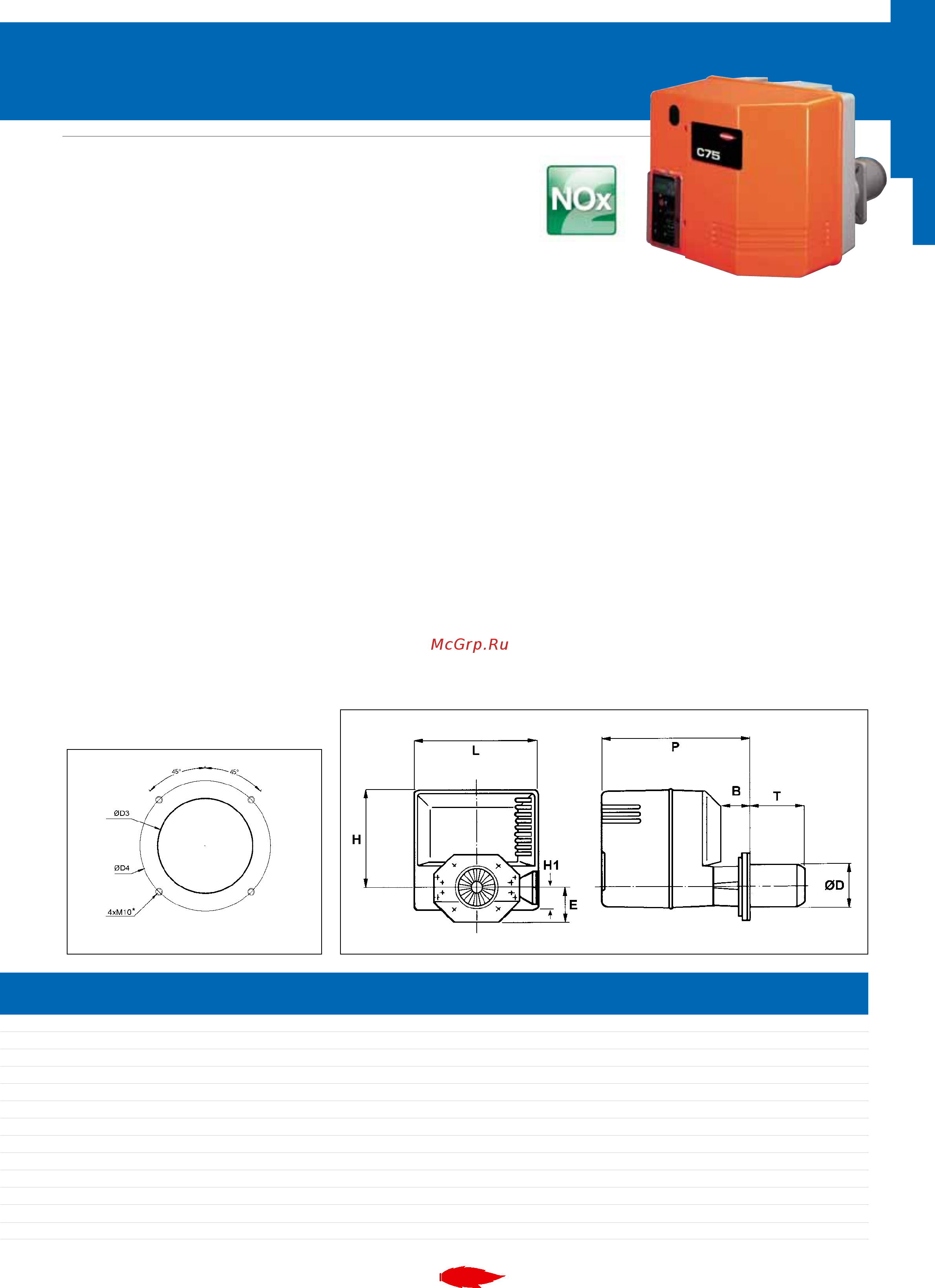 Cuenod NC 6 GX 107/8 [35/56] Дизельные горелки