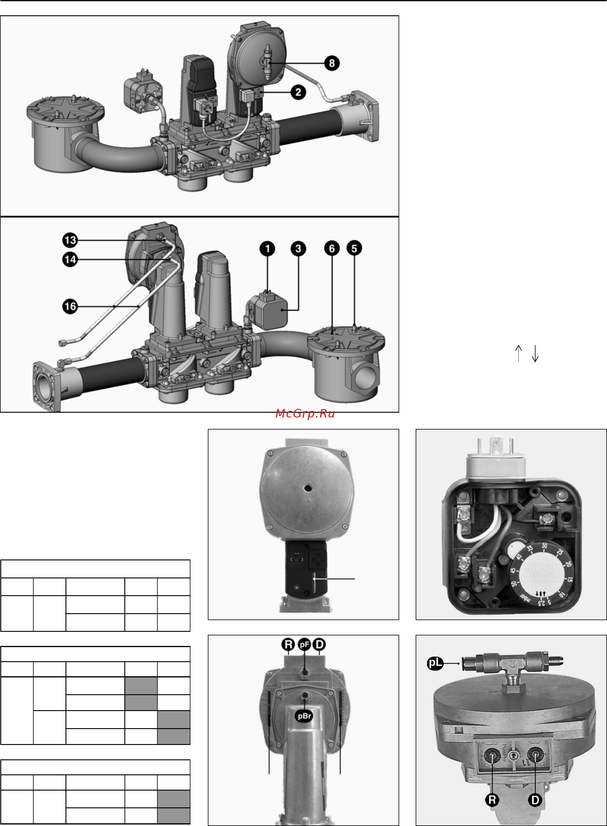 Cuenod C 430 GX 507 T2 [12/56] Description and settings vgd gas valve skp75 regulator