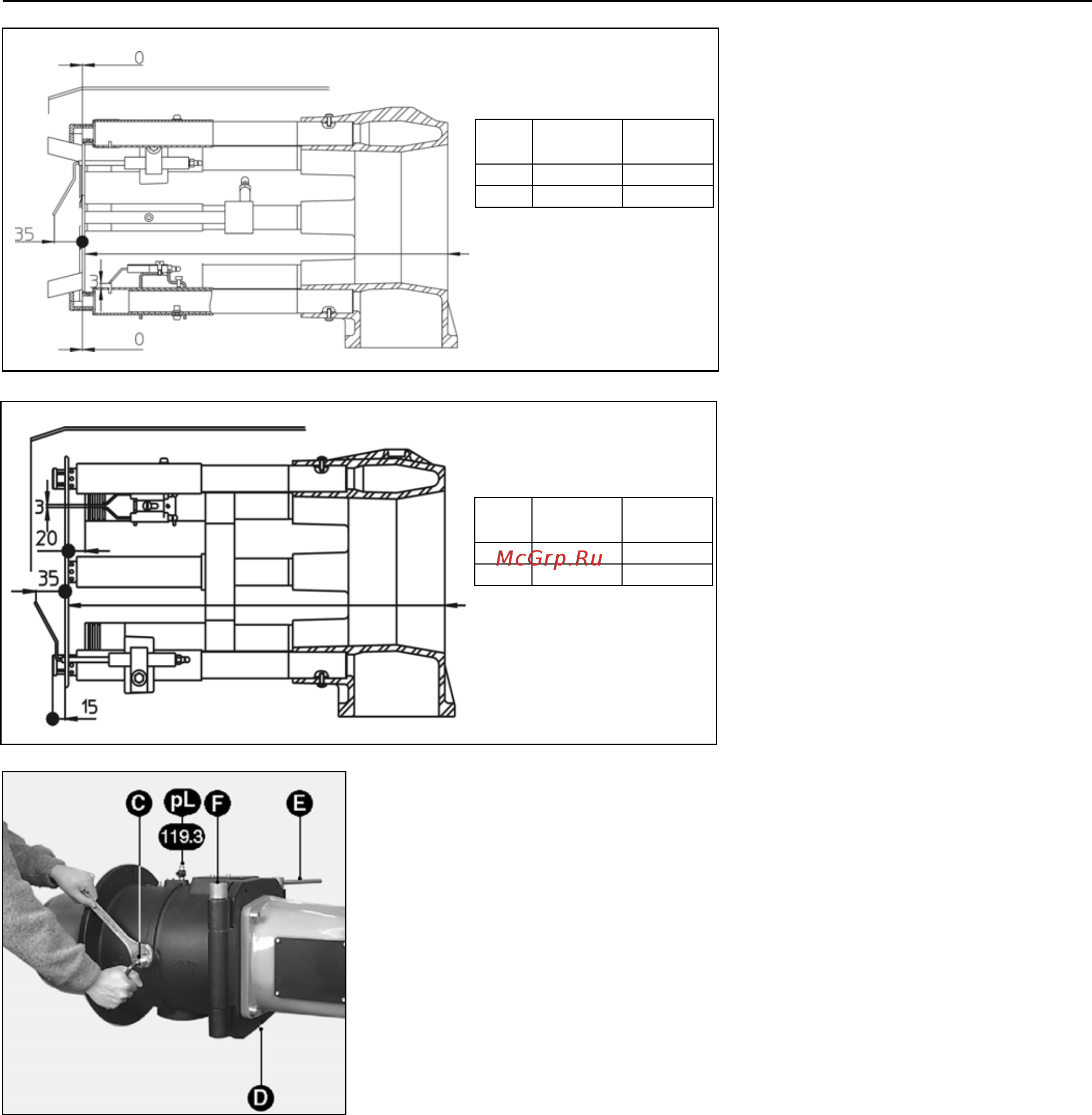 Cuenod C 285 GX 507/8 T1 [44/56] Контроль и настройки смесительное устройство и вторичный воздух