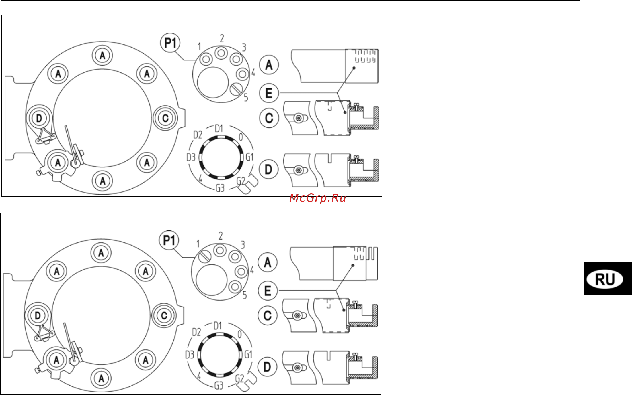 Cuenod C 285 GX 507/8 T1 [45/56] Настройки диффузоры и сопла