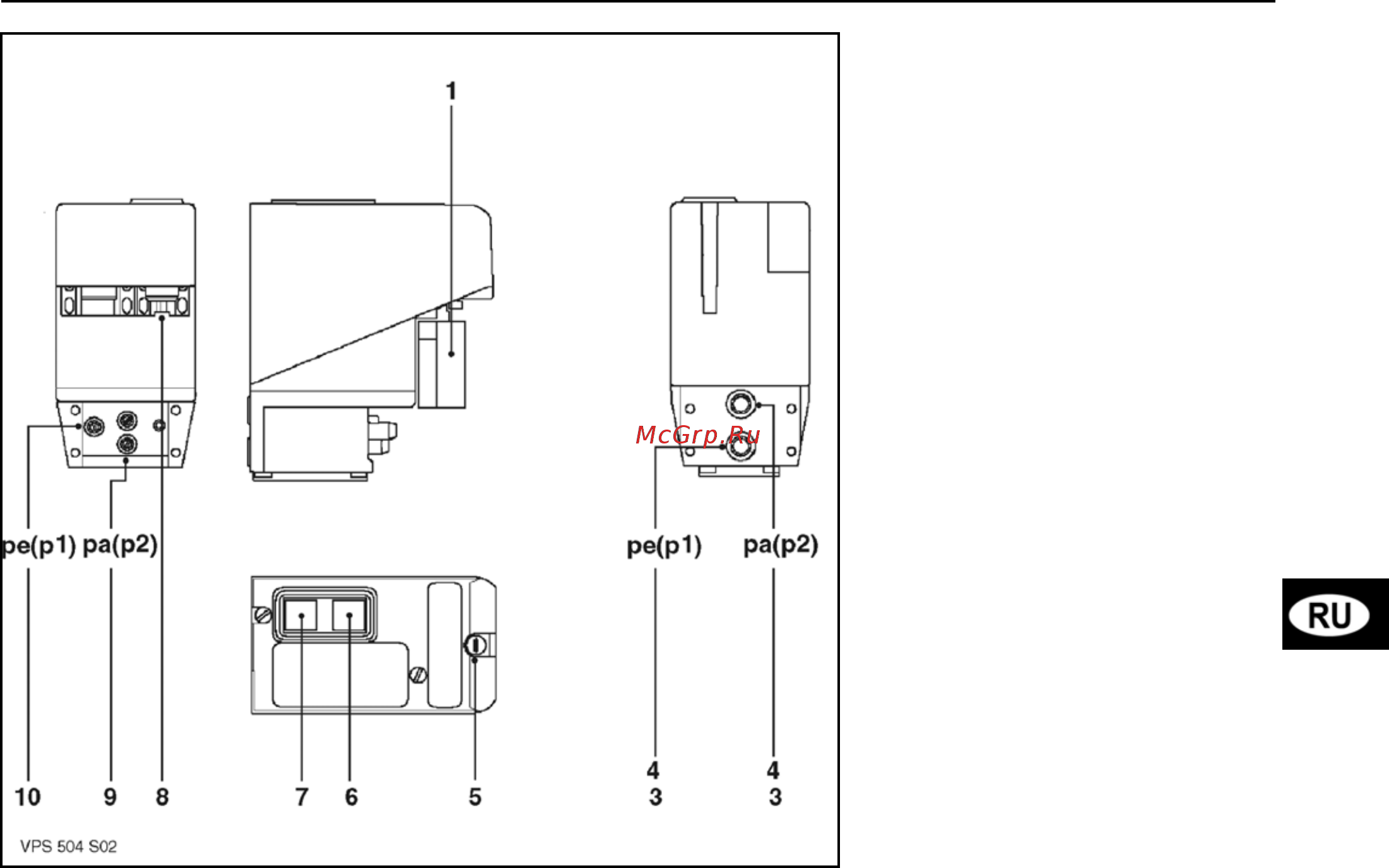 Cuenod C 285 GX 507/8 T1 [49/56] Описание и настройки орган контроля плотности газовый клапан