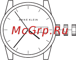 Anne Klein 1952RGST [2/30] Установка времени