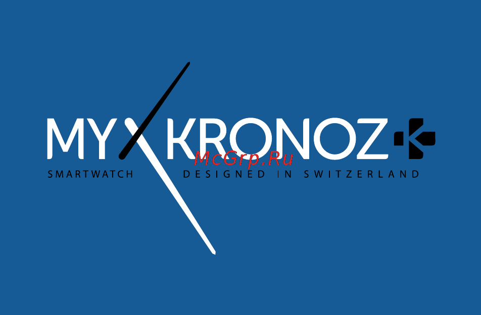 MyKronoz ZeSport Silver/White Инструкция по эксплуатации онлайн