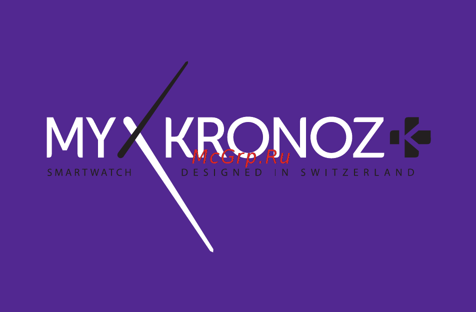 MyKronoz ZeRound2 Brushed Pink Gold/Midnight Blue Инструкция по эксплуатации онлайн