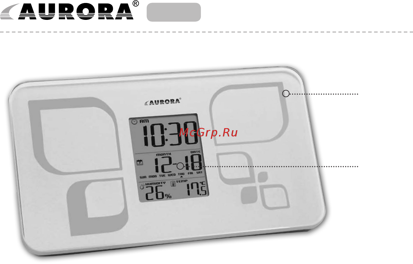 Aurora AU 303 [2/15] Calendar scale